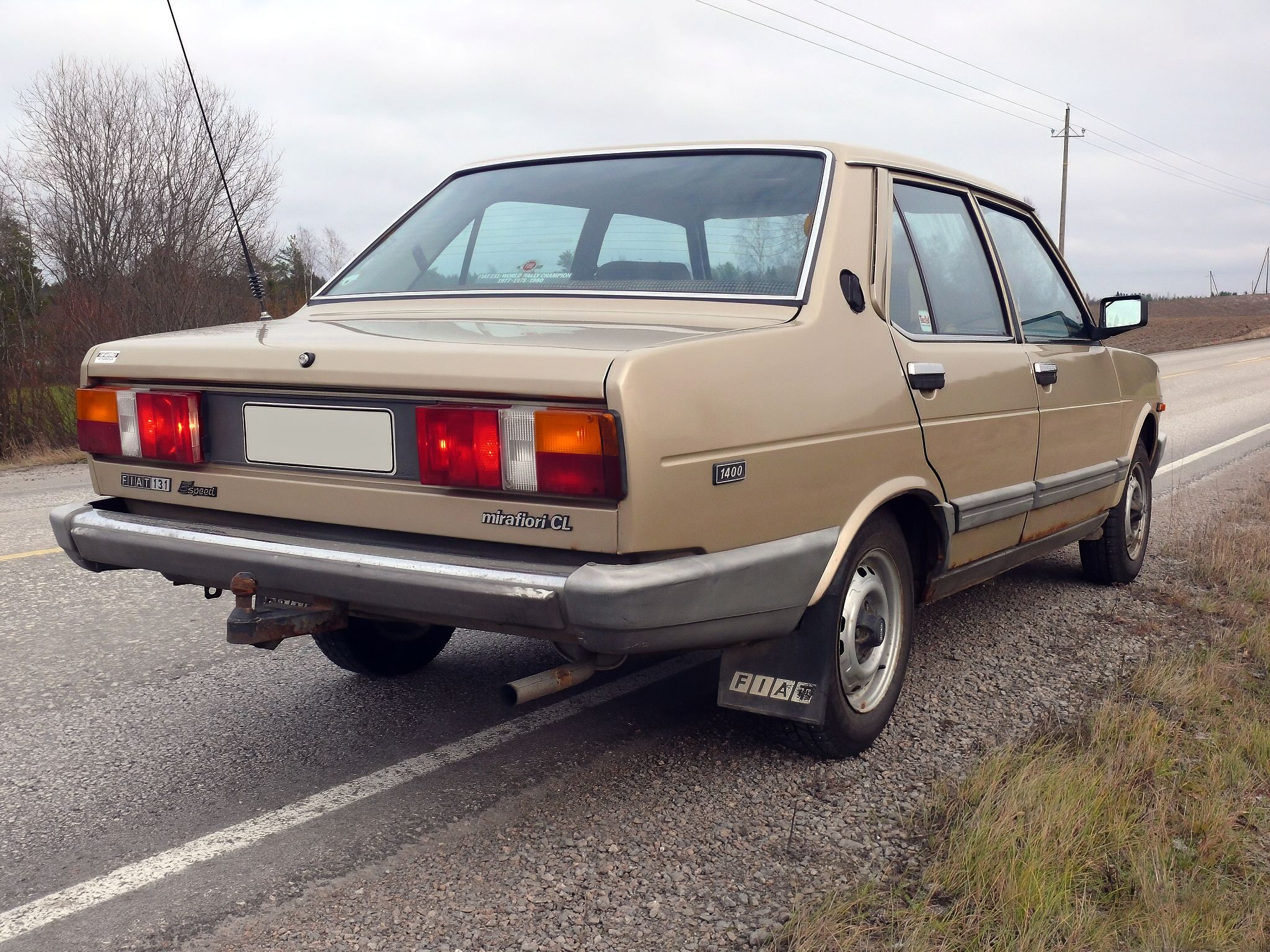 Fiat 131 Mirafiori 1400 CL. Fiat, Fiat cars, Oldsmobile