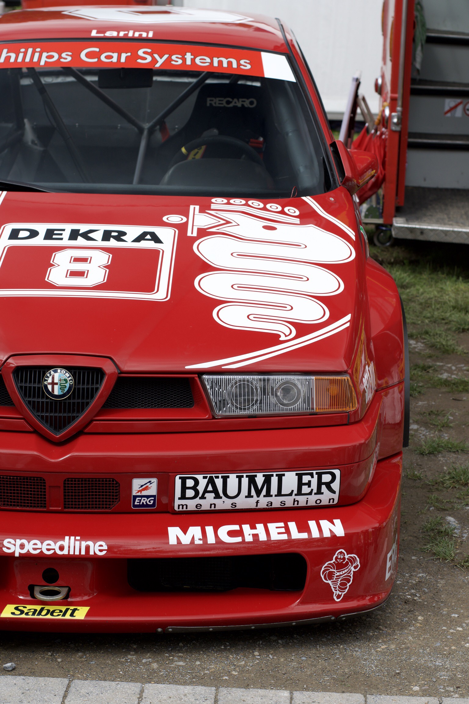 Alfa Romeo 155 DTM Phone Wallpaper