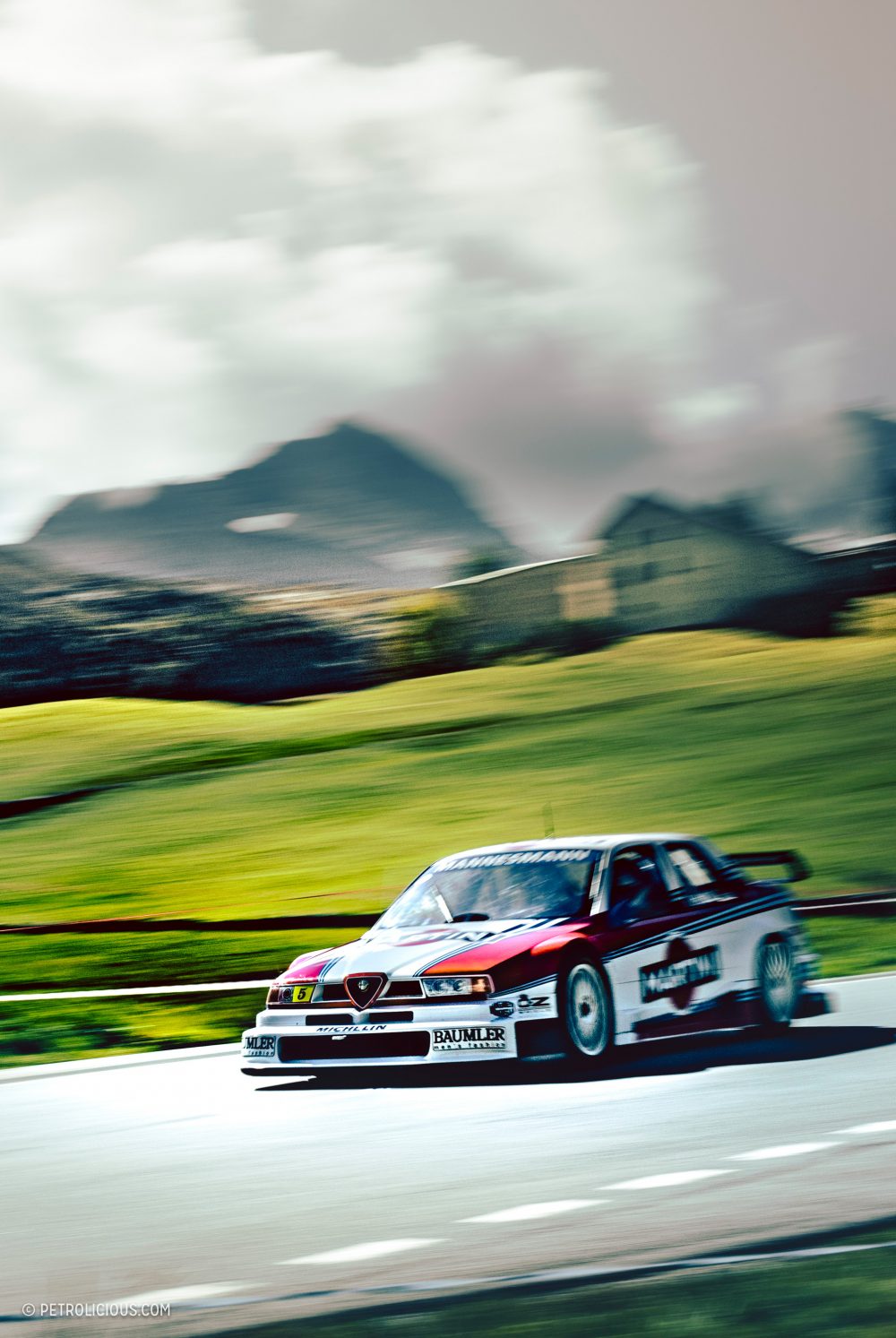 Italy's Greatest Touring Car: Experiencing The Alfa Romeo 155 V6 TI DTM High In The Swiss Alps • Petrolicious