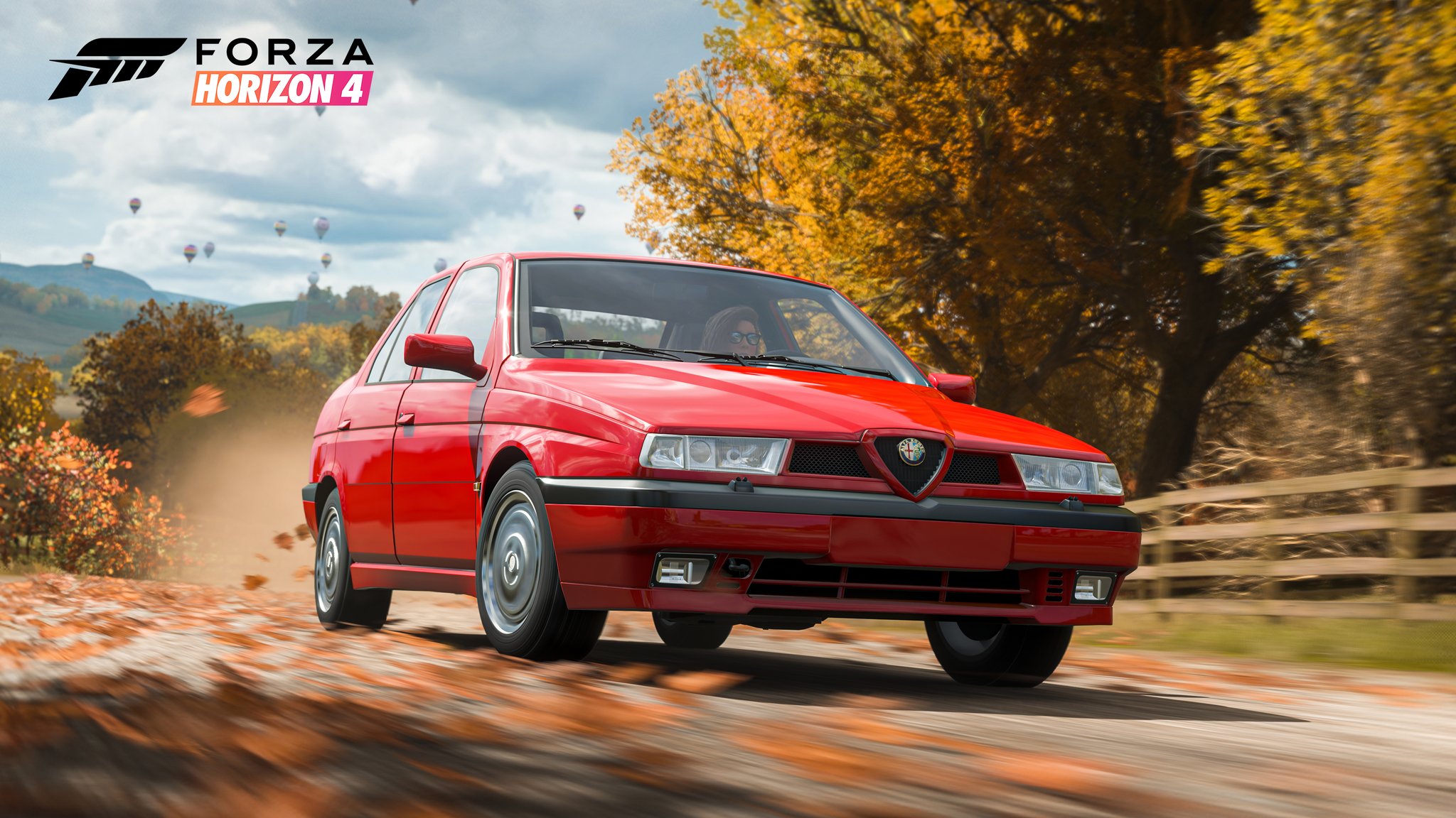 Forza Horizon're in for a surprise. The Alfa Romeo 155 Q4 is now available for 50% of the Spring playlist