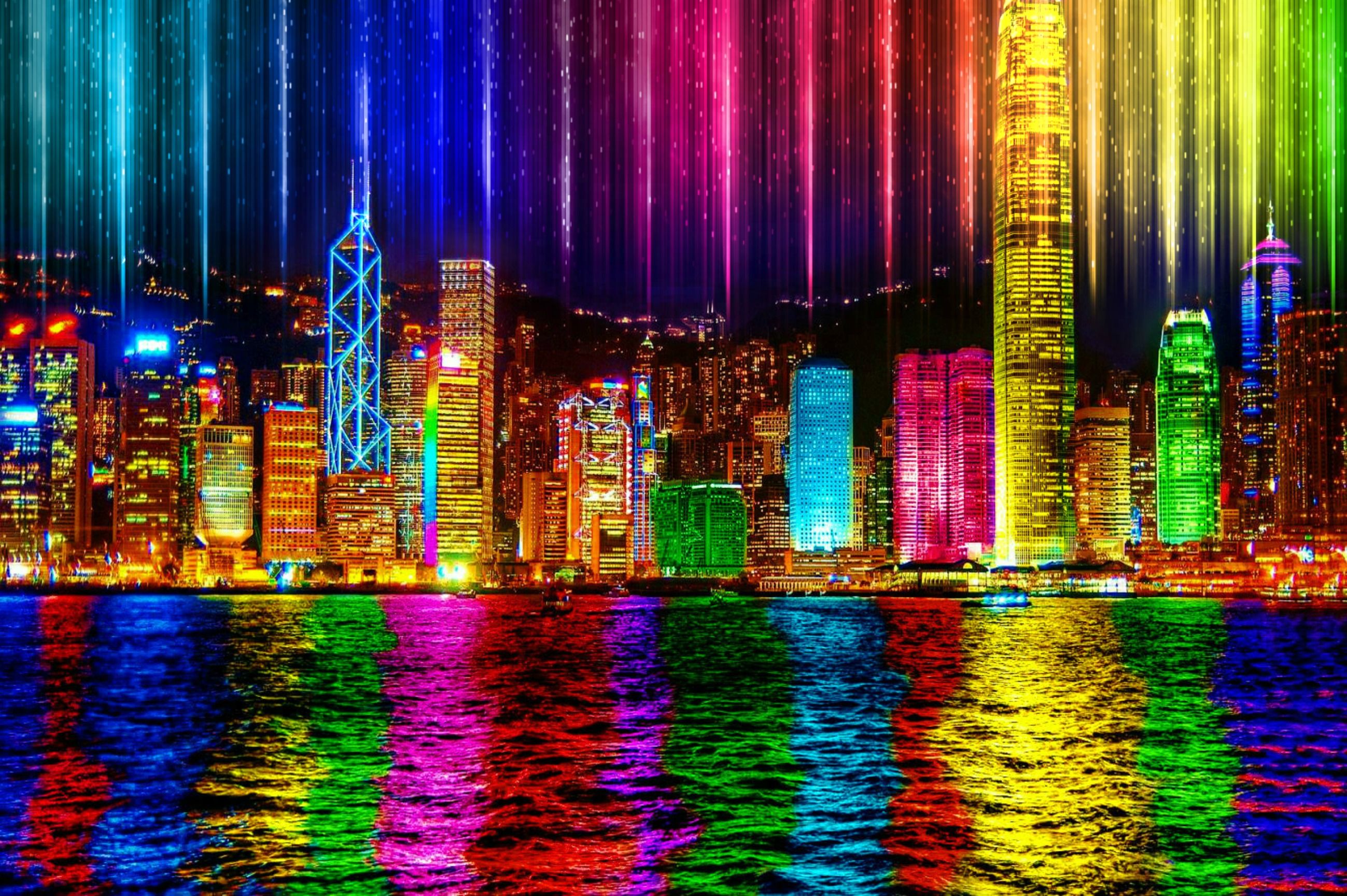 Rainbow colors. Rainbow wallpaper, Cityscape wallpaper, Wallpaper