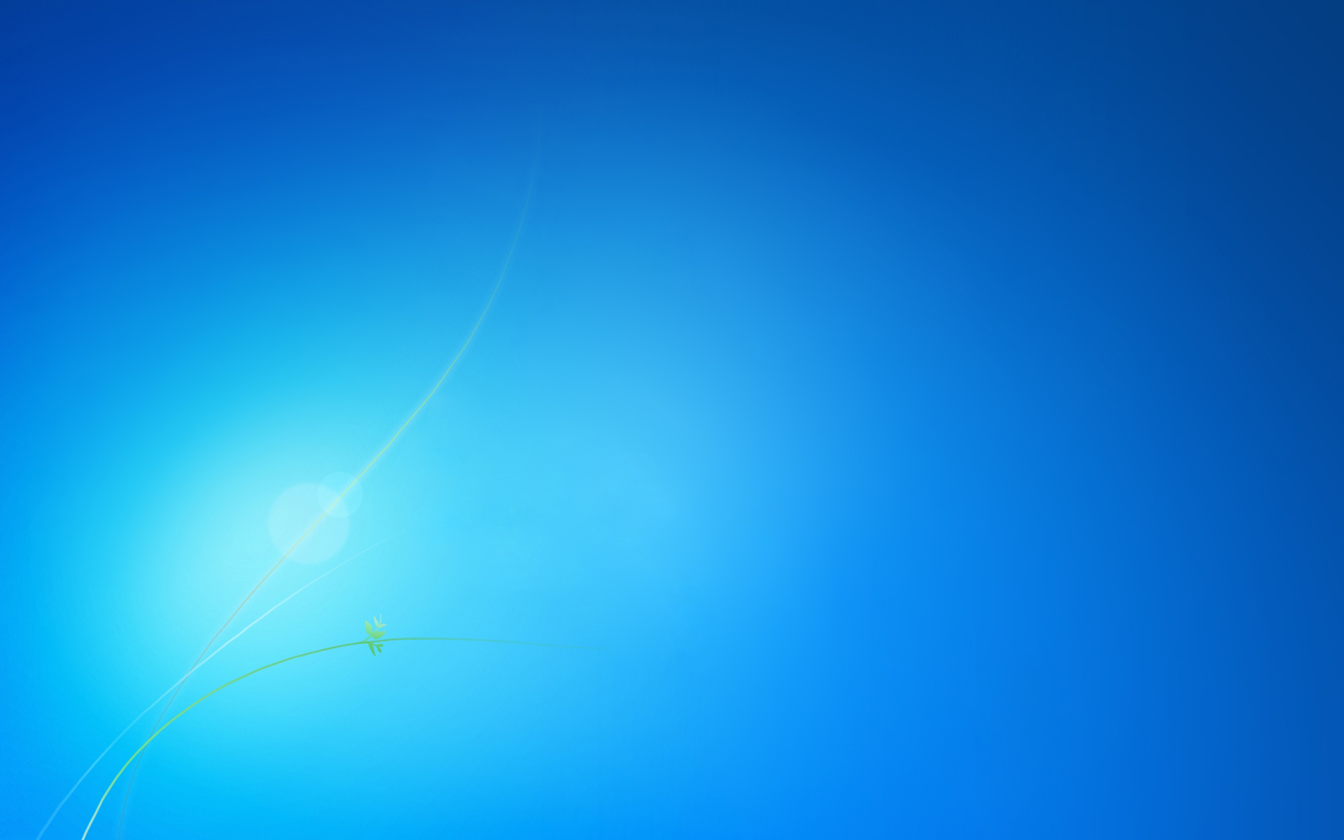 Windows 7 Starter, abstract, blue wallpaper. Windows 7 Starter, abstract, blue