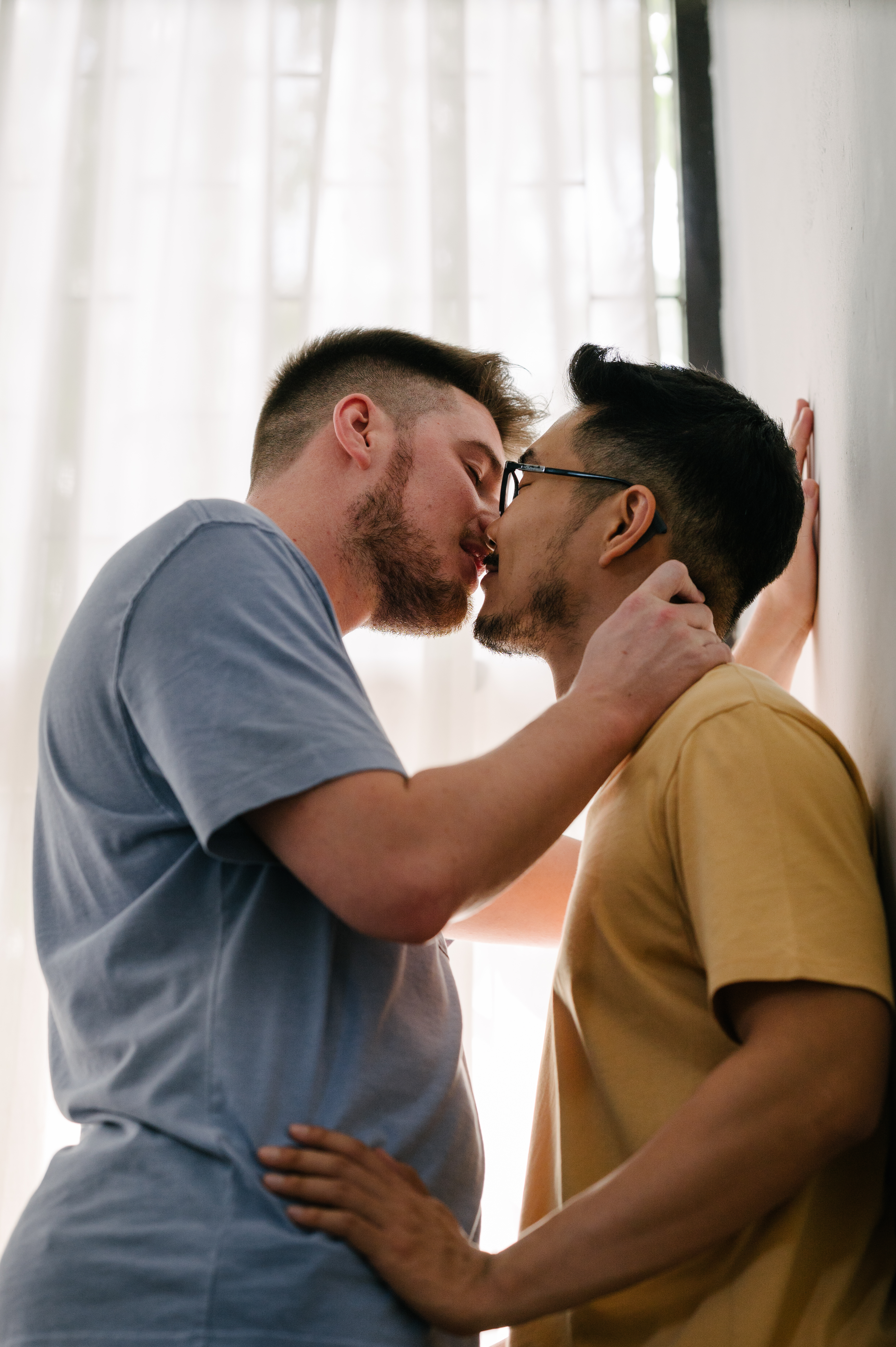Two Men Kissing · Free