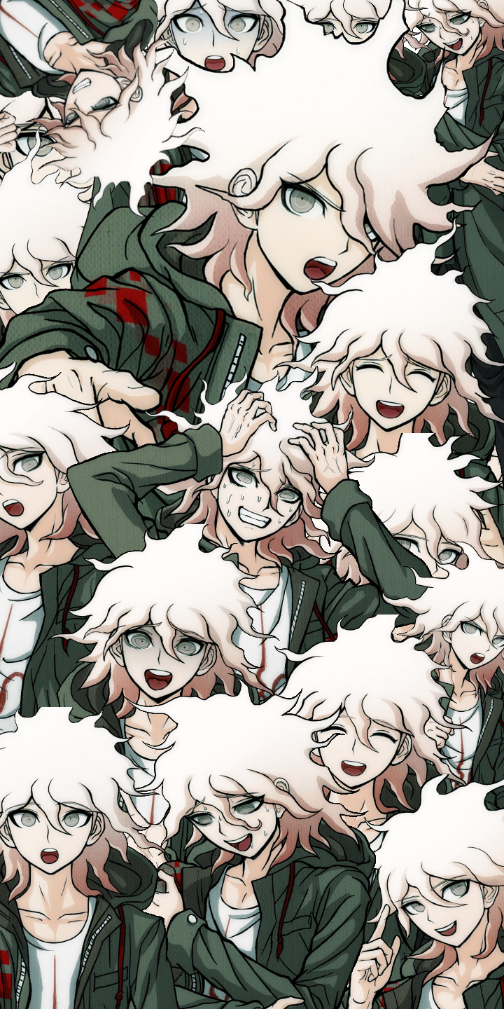 Minor DR2 spoilers: Nagito Komaeda sprite wallpaper feel free to use :)