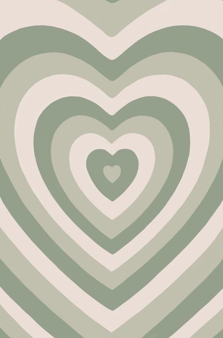 sage green heart indie wallpaper. Phone wallpaper patterns, iPhone wallpaper pattern, Cute patt. Heart wallpaper, iPhone wallpaper green, Green wallpaper