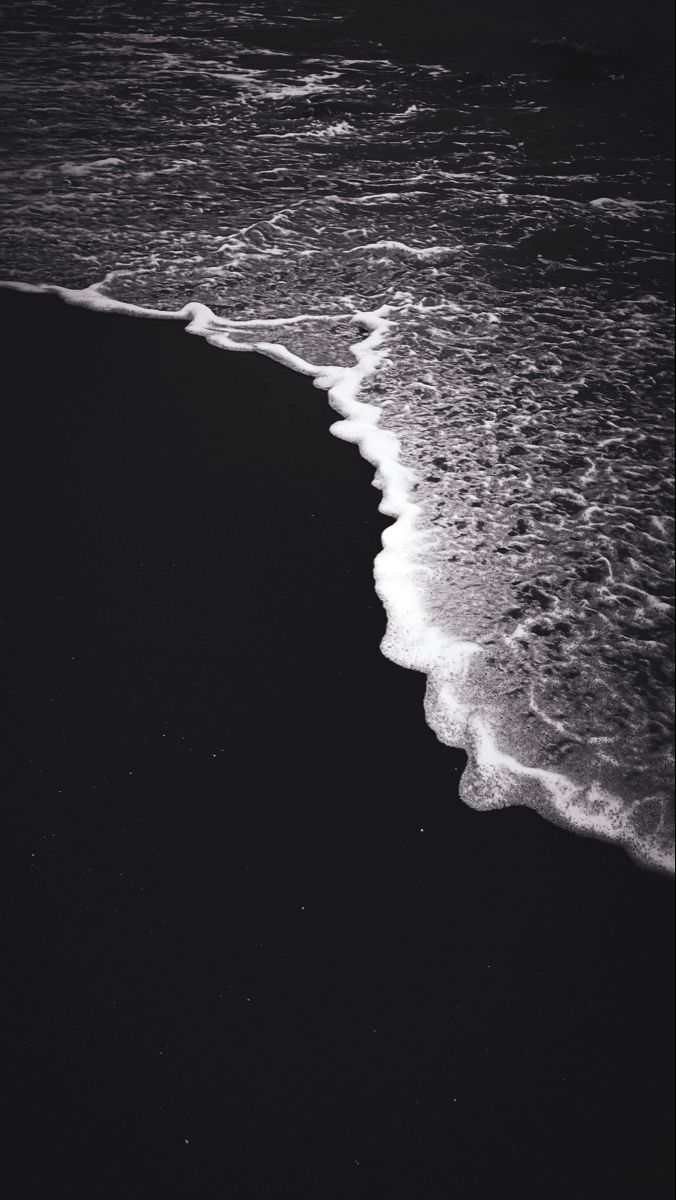 Dark Ocean. Black aesthetic wallpaper, Black and white picture wall, Black wallpaper