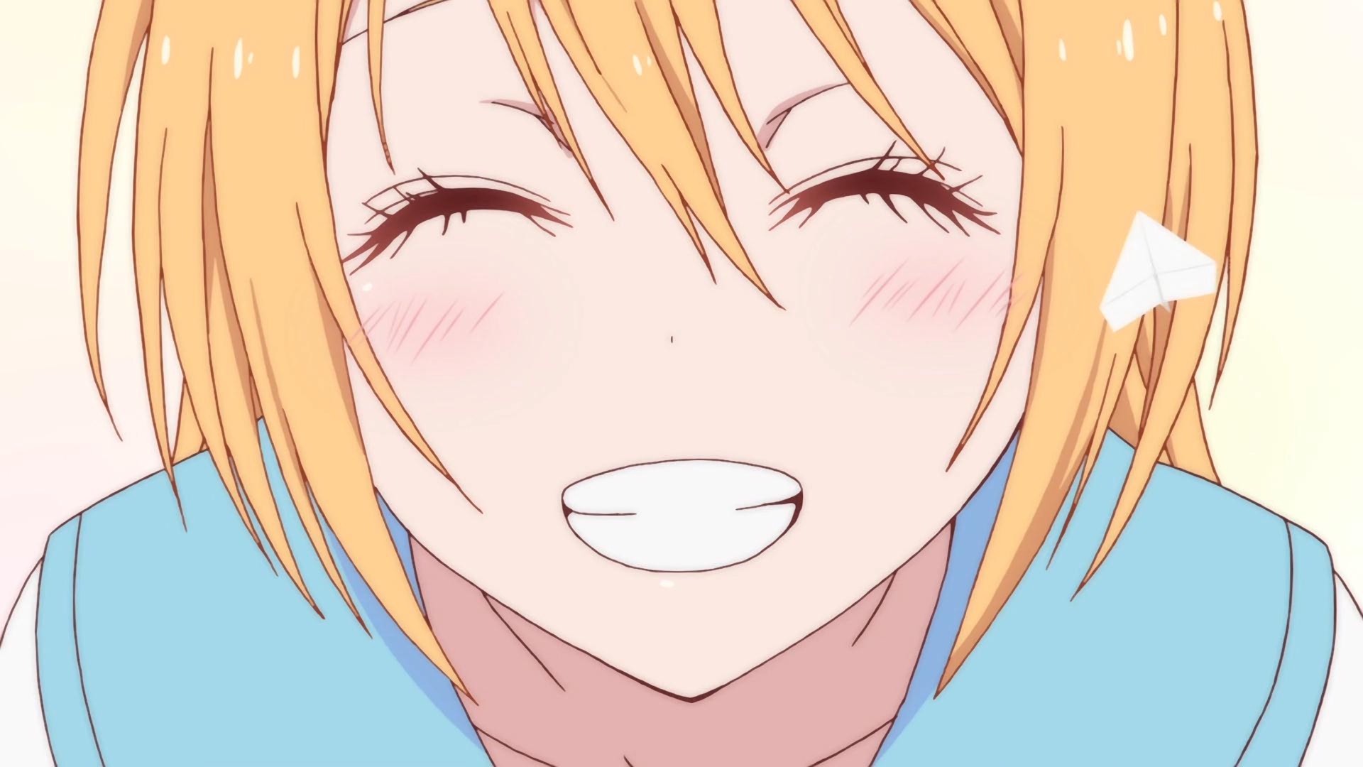Nisekoi, closeup, happy face, Kirisaki Chitoge, blonde, happy, anime girls Gallery HD Wallpaper