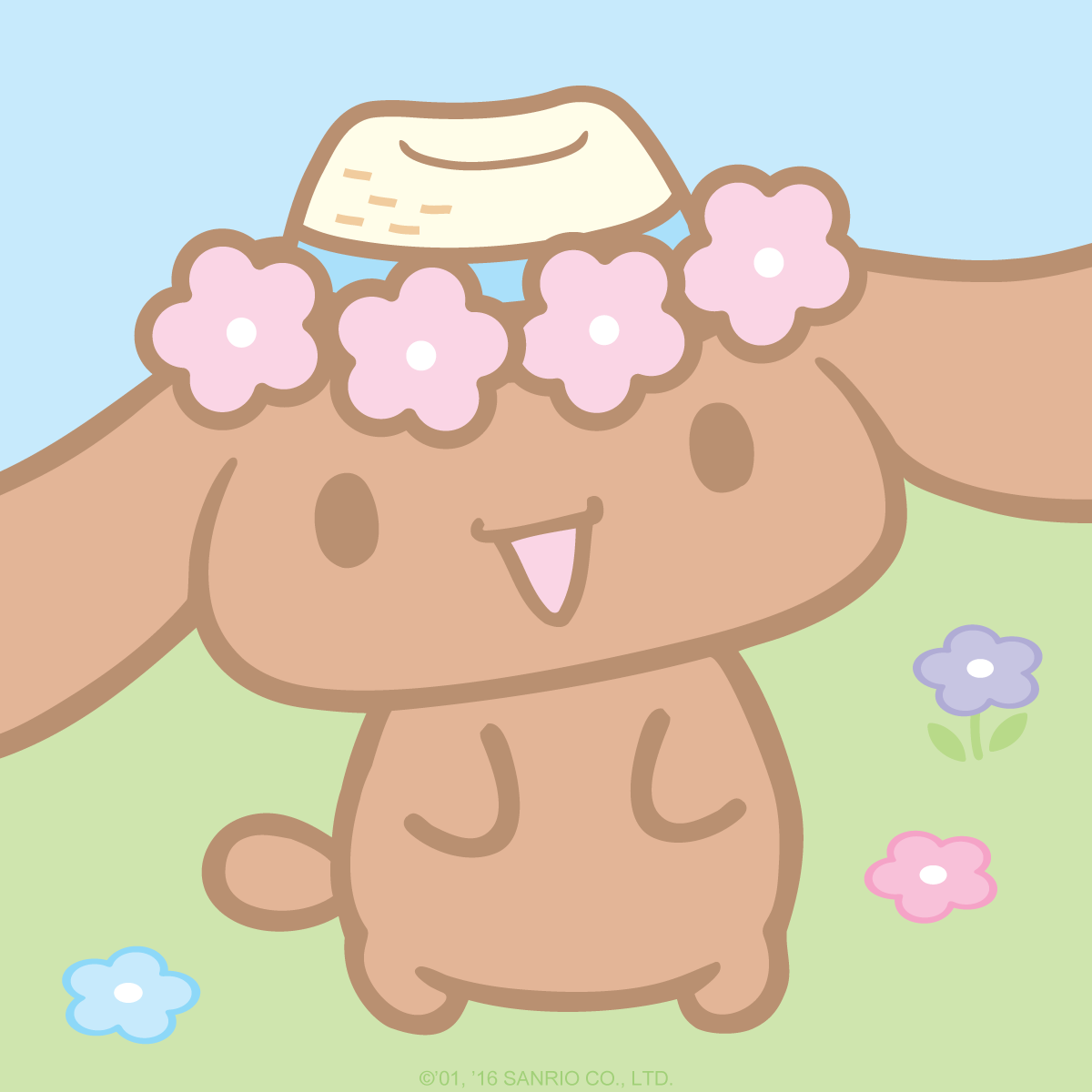 Cinnamoroll's Friend Mocha in a Straw Hat. Hello kitty drawing, Sanrio hello kitty, Pink wallpaper anime