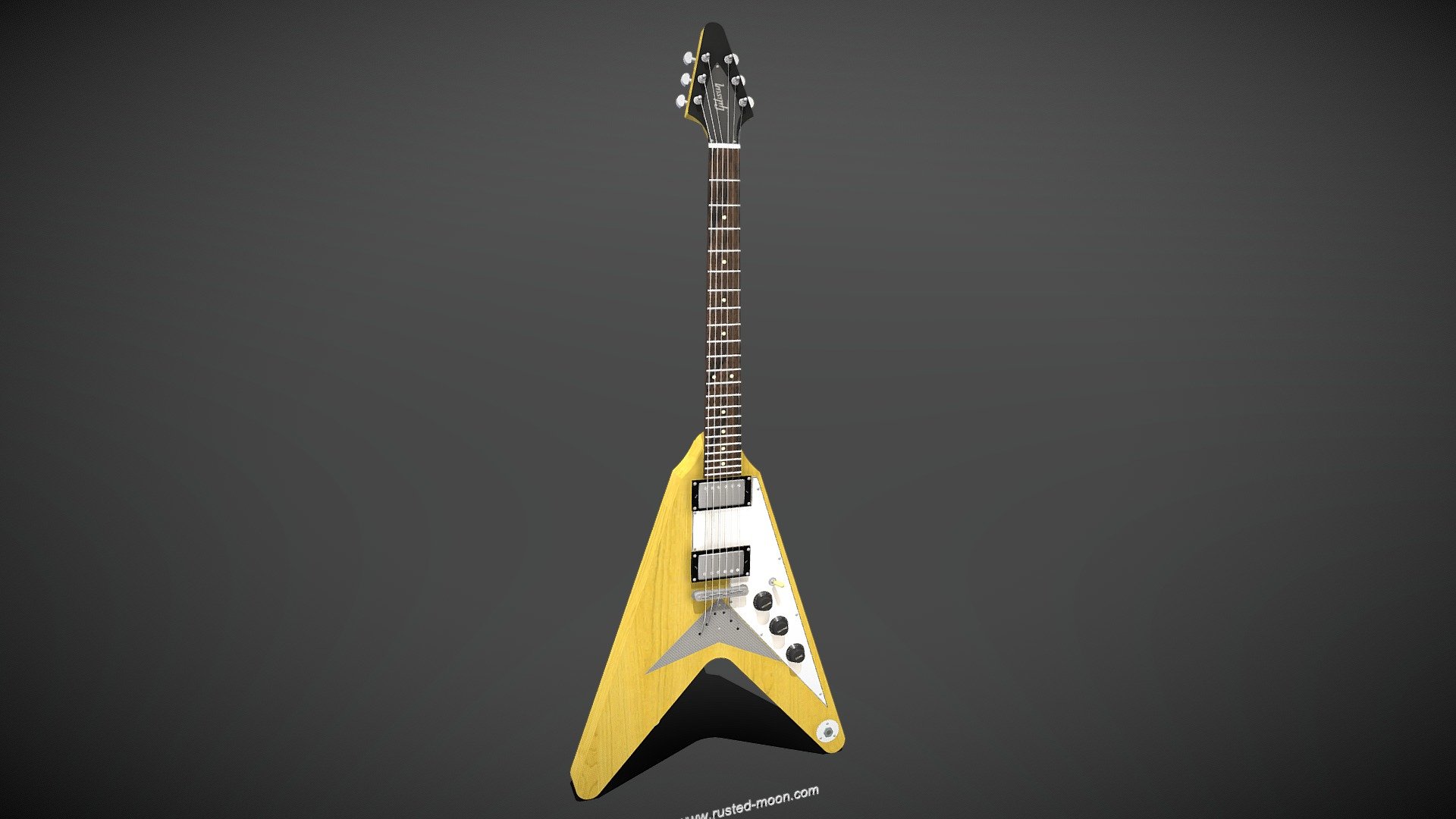 Gibson 1958 Flying V model by Rusted Moon [ed3e79f]