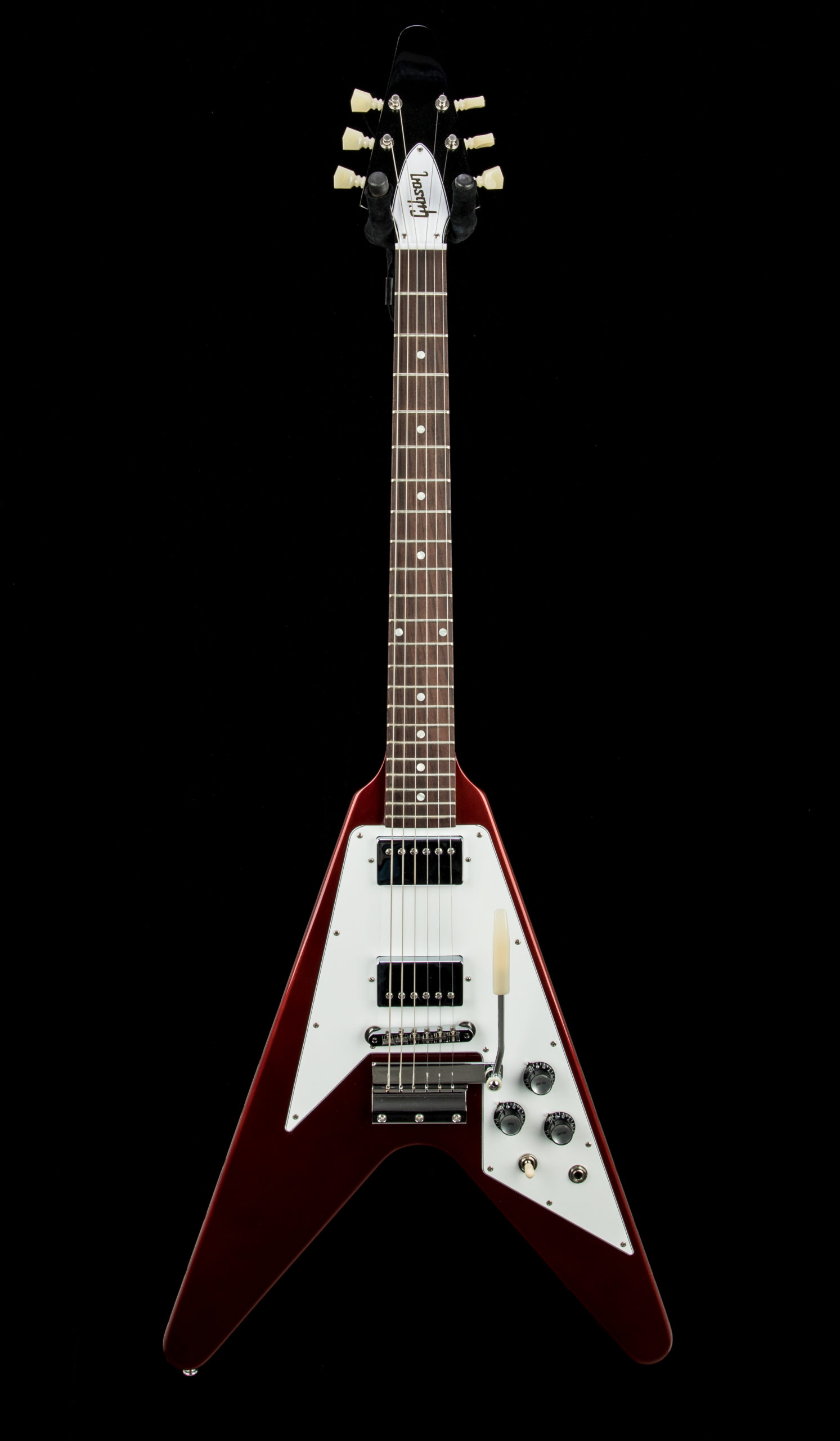 Gibson Custom 1967 Flying V with Vibrola Burgundy