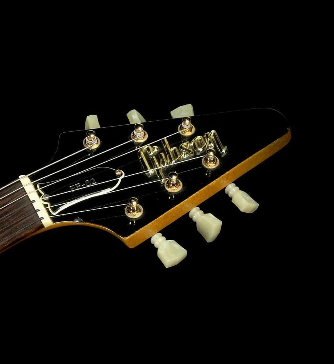 Gibson Flying V 58' 3D Raised Letters Headstock Real