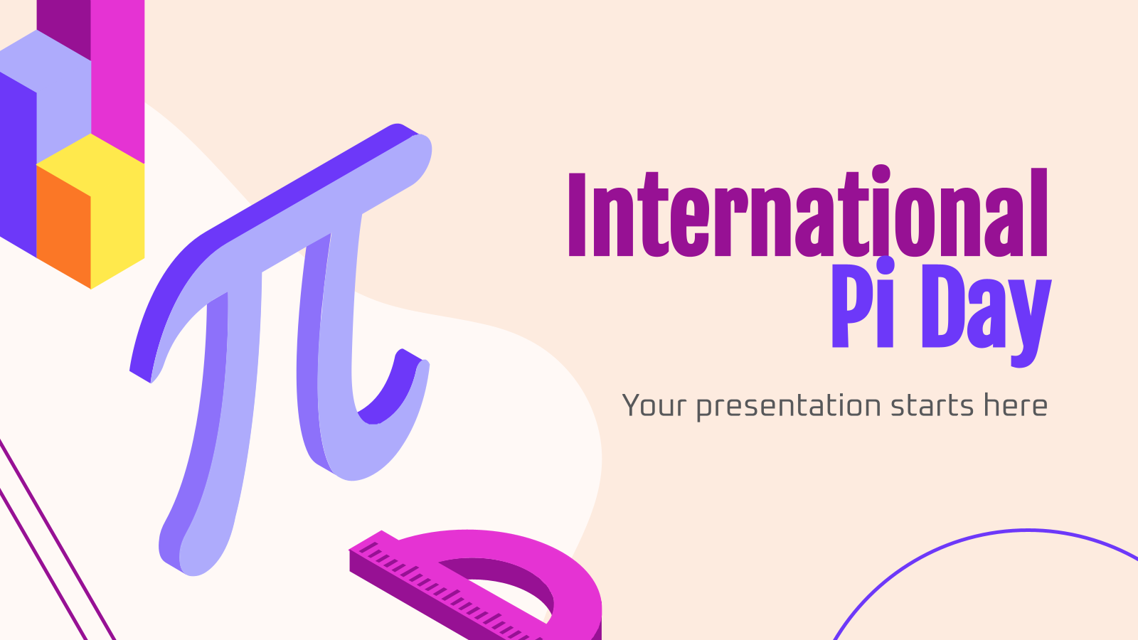International Pi Day Google Slides theme & PowerPoint