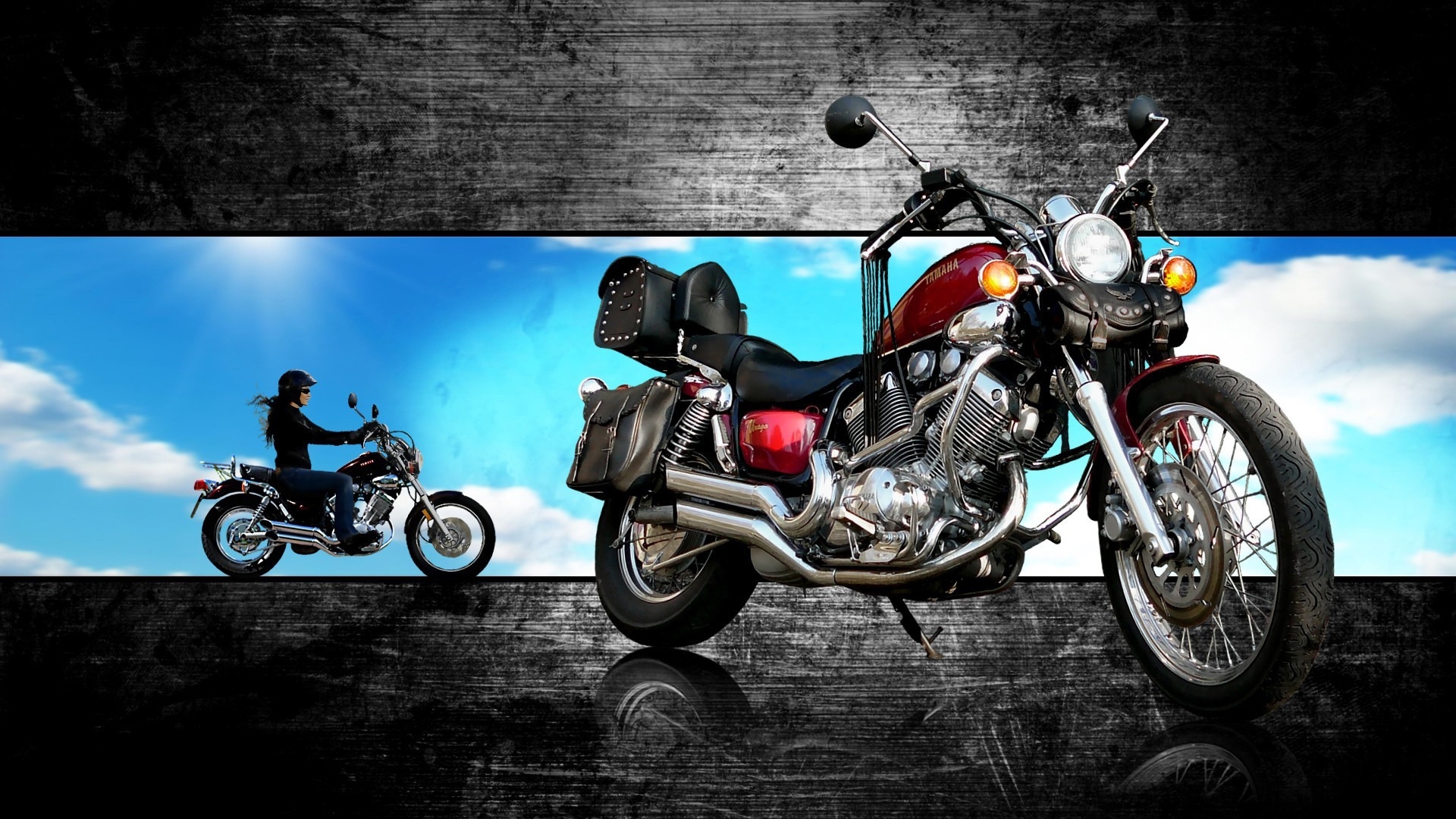 yamaha, virago, japanese, motorcycle