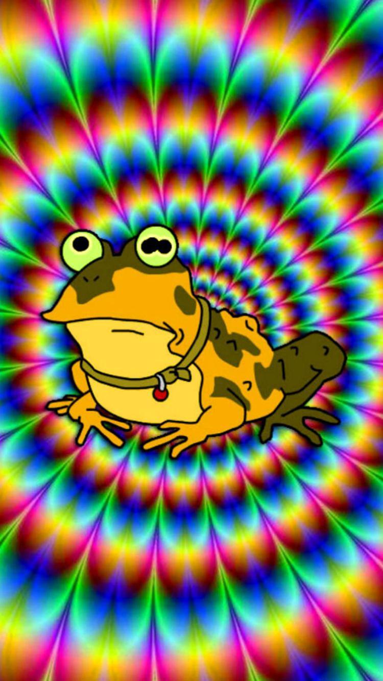 All Glory to the hypnotoad iPhone wallpaper I made!!!!