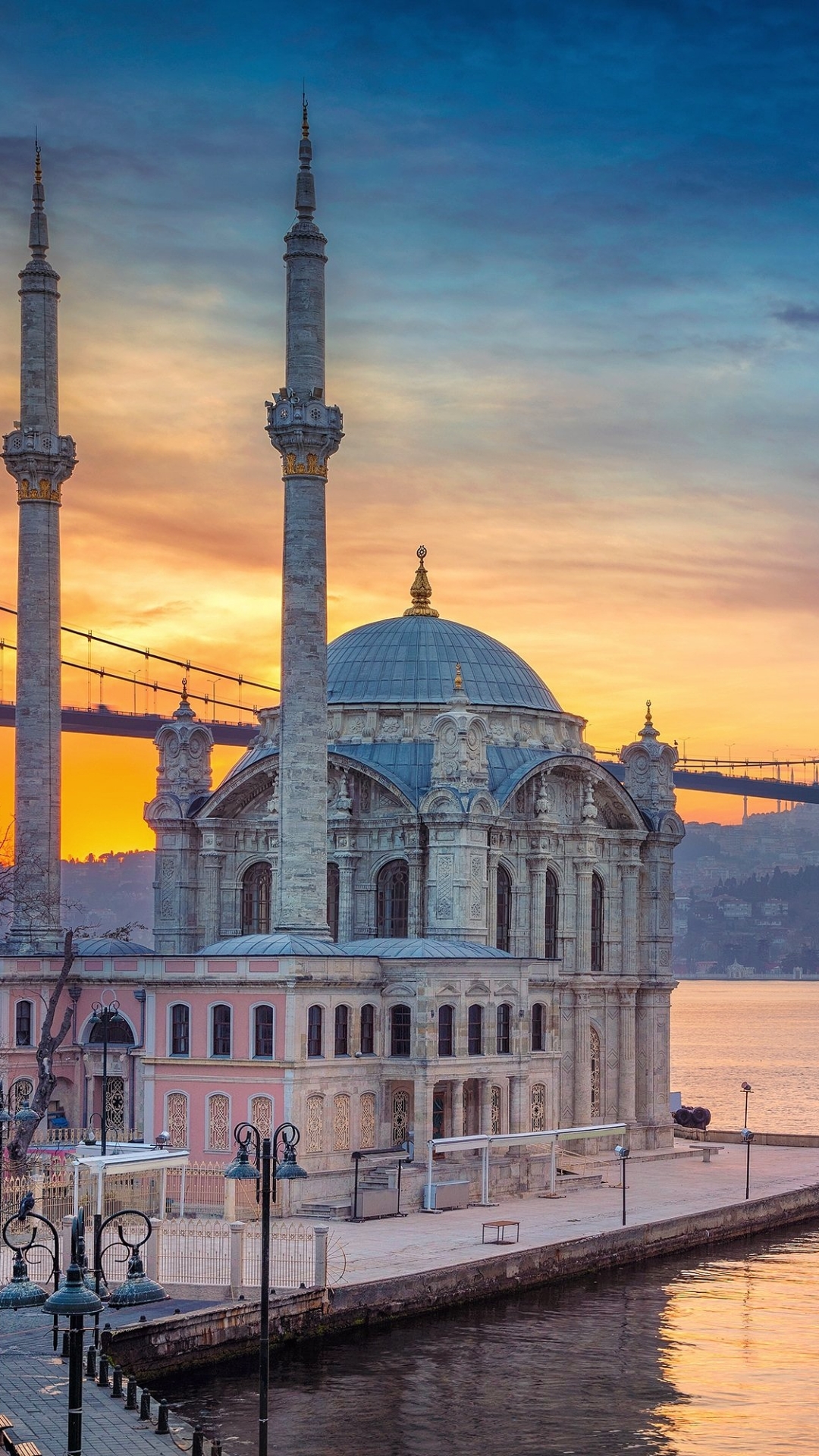 Download Ortaköy Mosque wallpaper for mobile phone, free Ortaköy Mosque HD picture