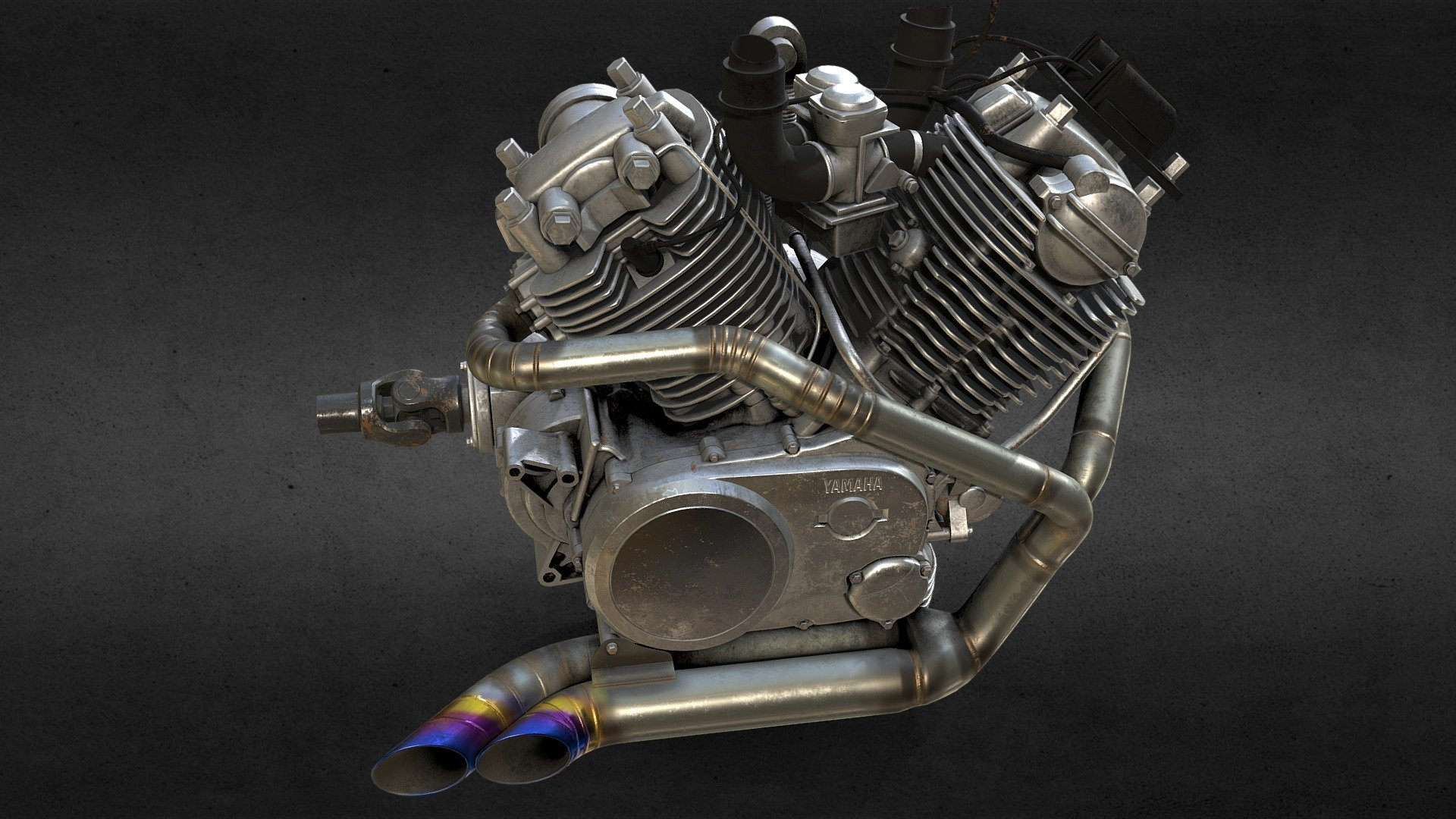 Yamaha Virago XV 750 1983 Engine Model By Đức Đào Minh [37b00dd]
