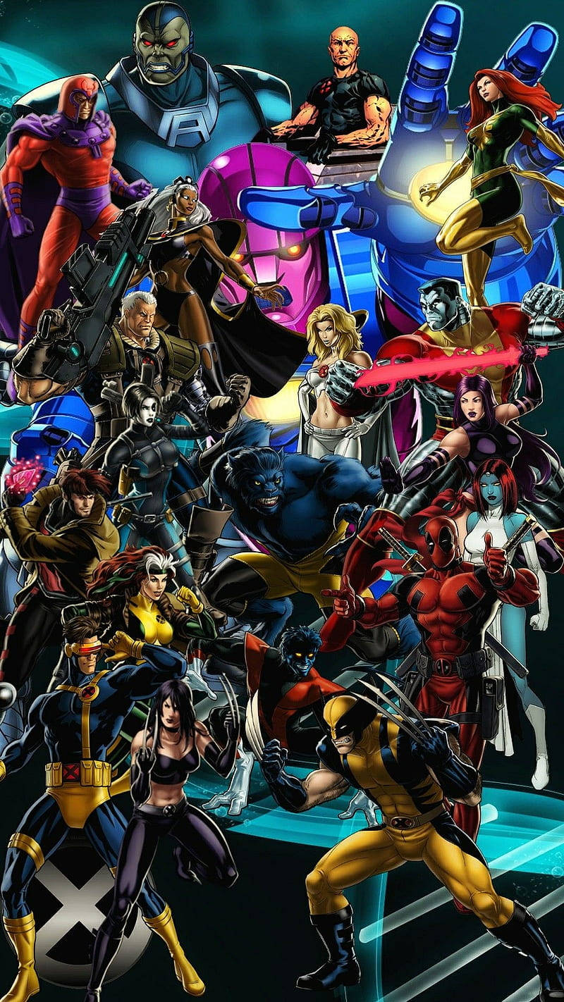 Download The Mutants Superhero iPhone Wallpaper