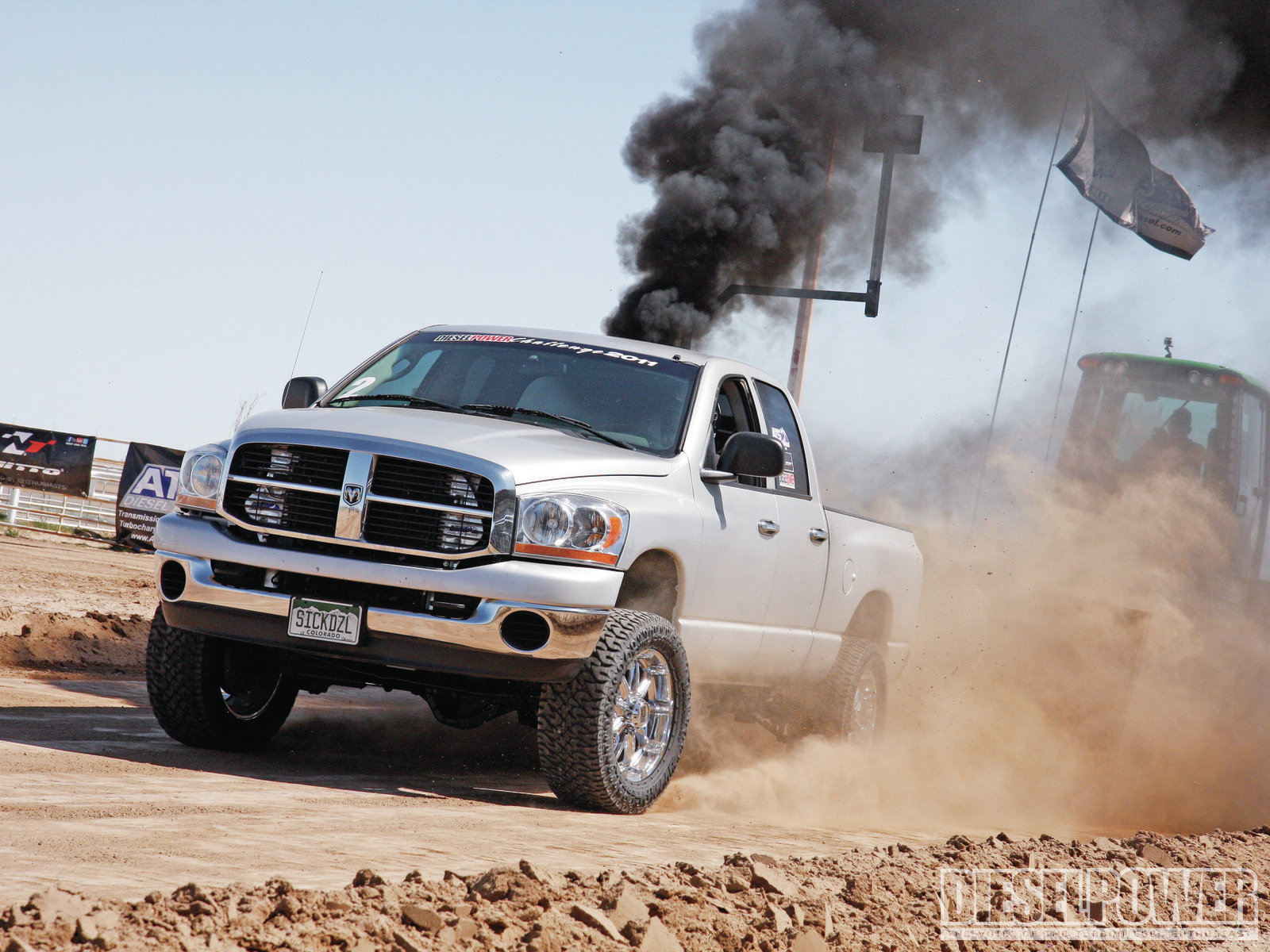 TRACTOR PULLING Race Racing Hot Rod Rods Tractor Dodge Ram Pickup 4x4 F Wallpaperx1200