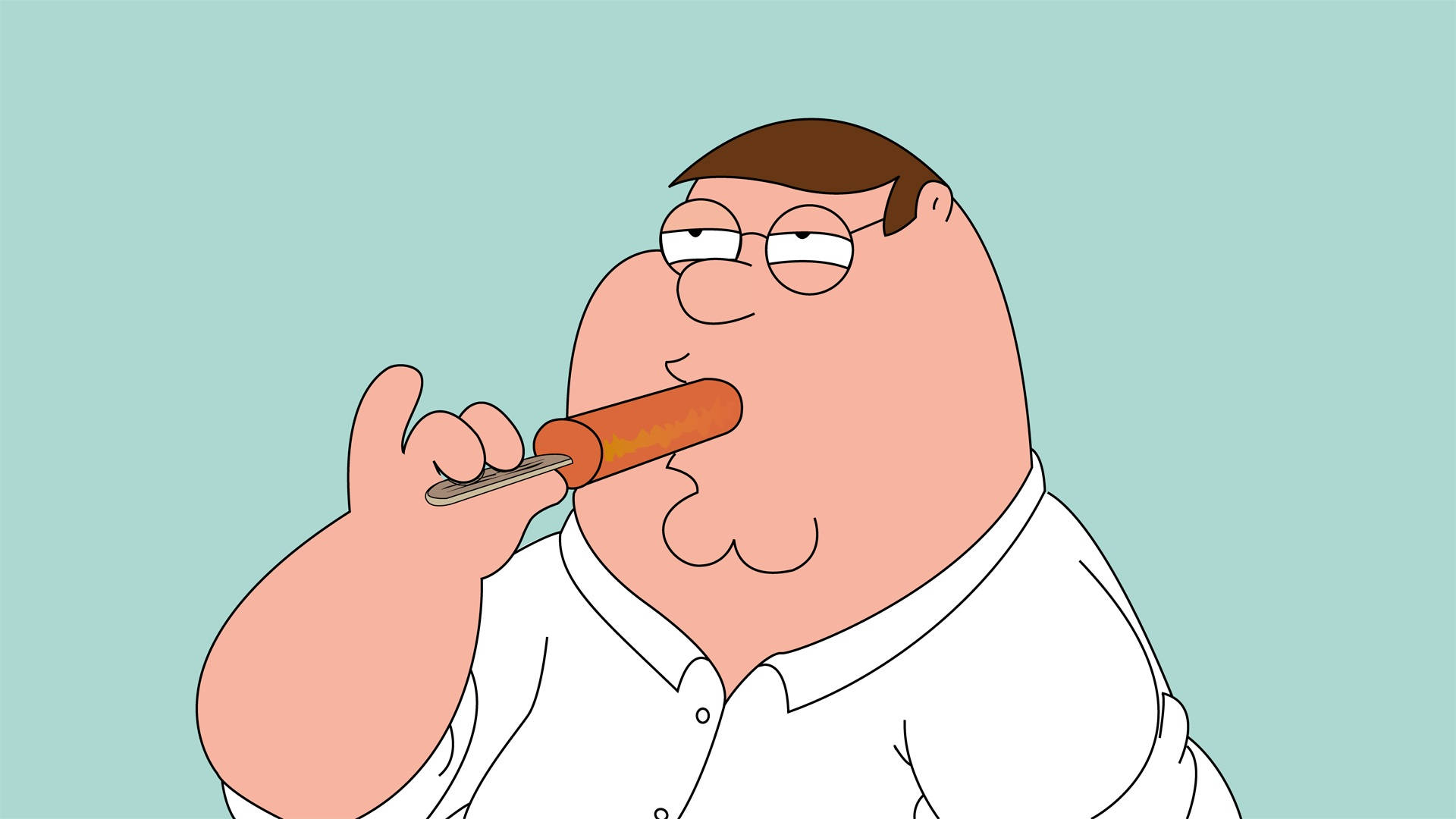 Download Family Guy Peter Eating Popsicle Wallpaper