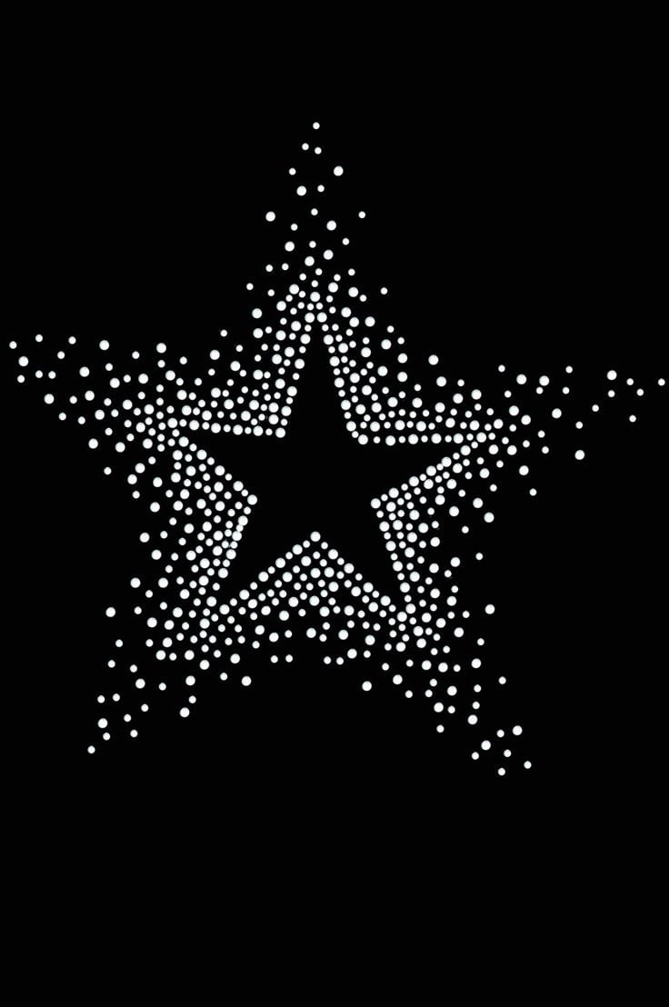 Retro Stars Y2K Pattern With Black Background Stock Photo, Picture and  Royalty Free Image. Image 191012954.