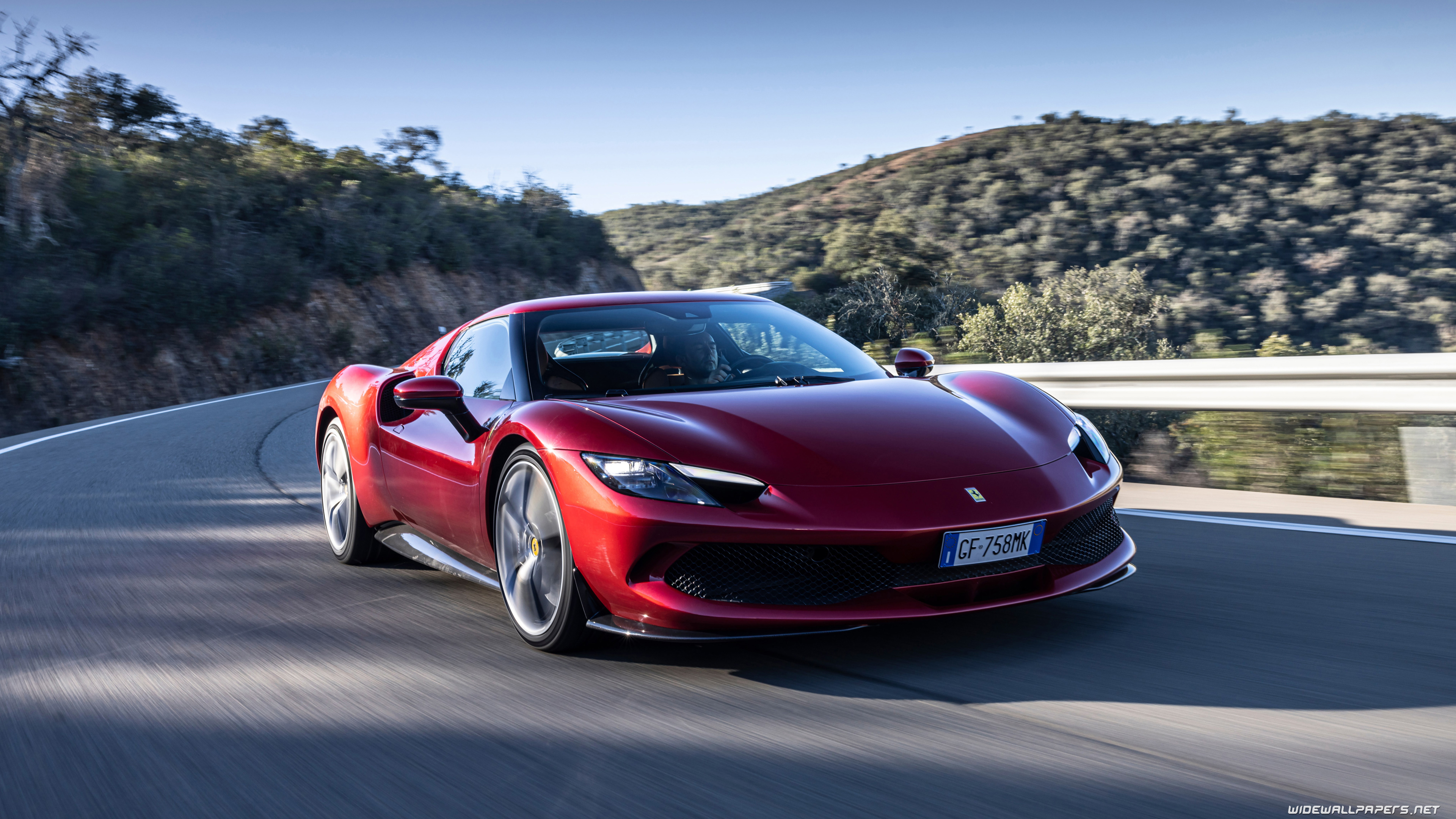 Ferrari 296 GTB cars desktop wallpaper 4K Ultra HD