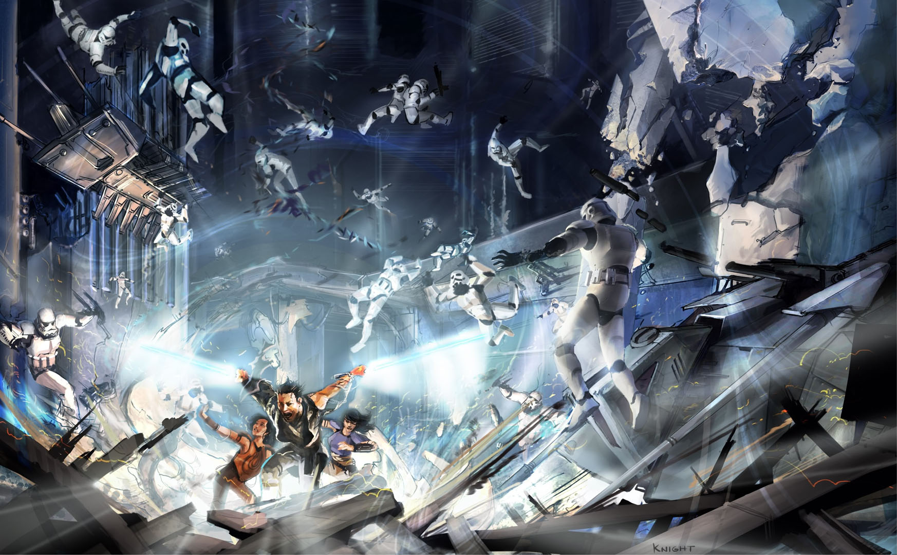 Force Anti Gravity Wars Wallpaper