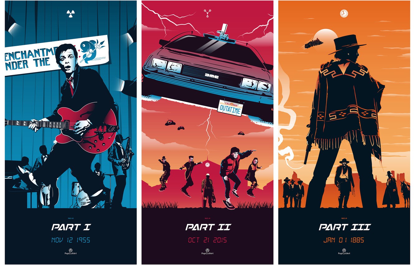 Wallpaper Back to the future, Art, Back to the Future image for desktop, section фильмы