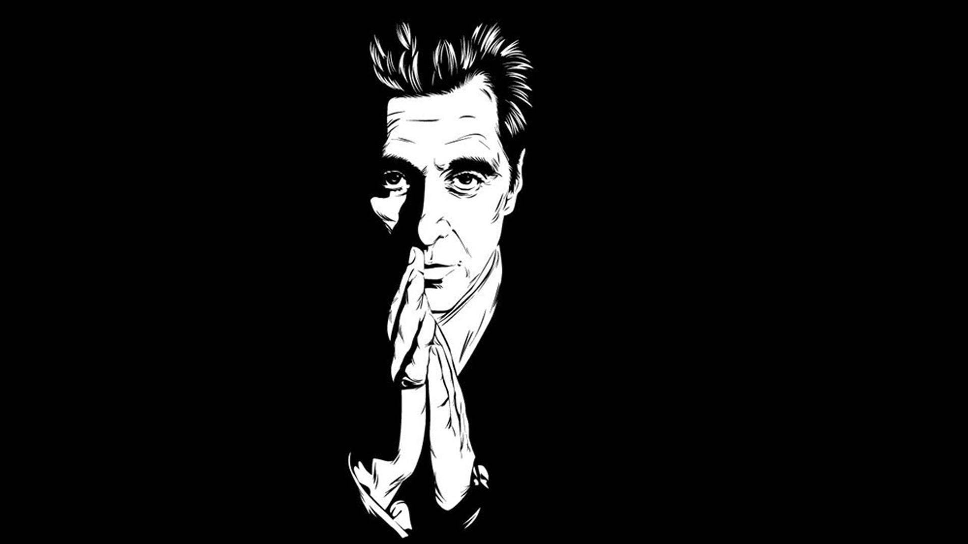 Download The Godfather Black Vector Wallpaper