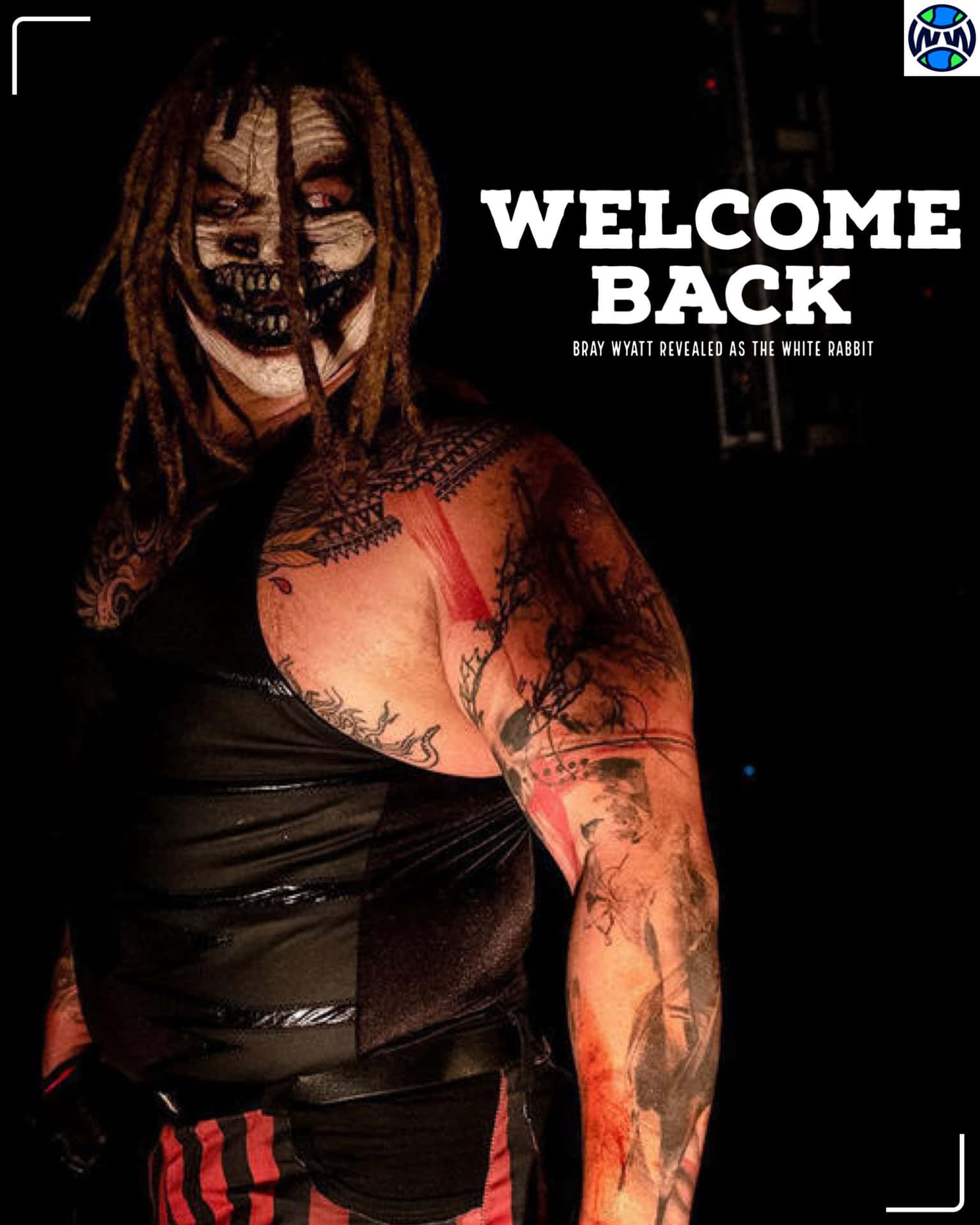 Download Bray Wyatt Welcome Back Greeting Photo Wallpaper