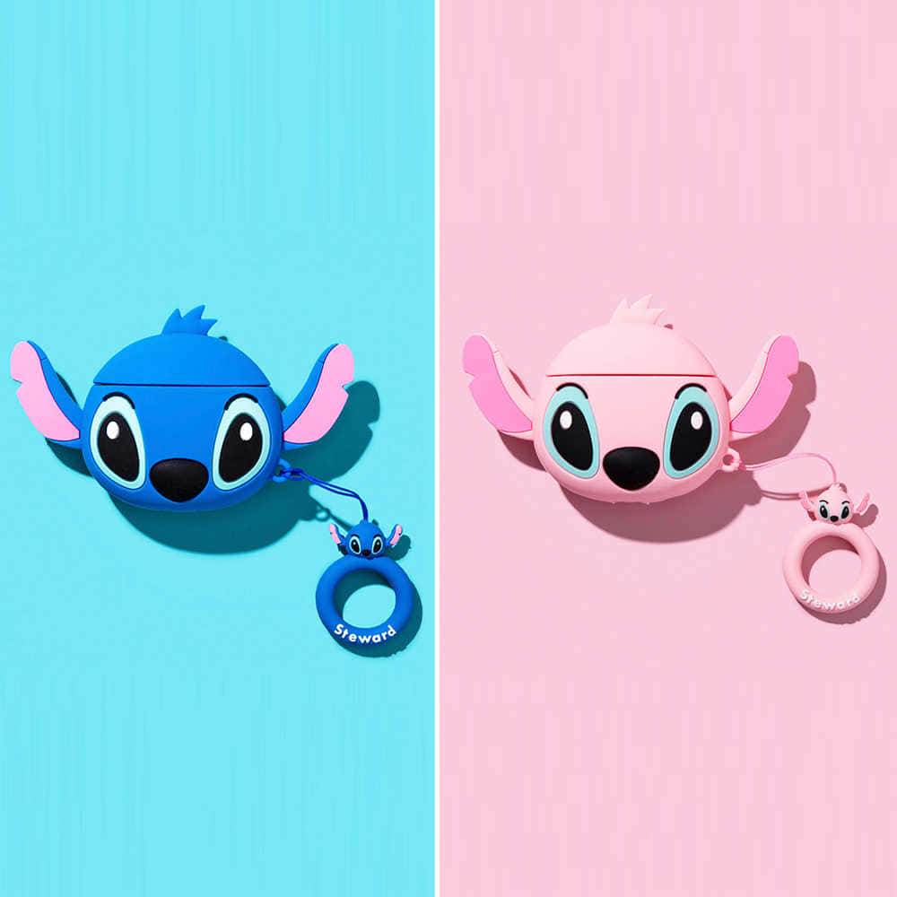 Download Stitch And Angel Couple Wallpaper