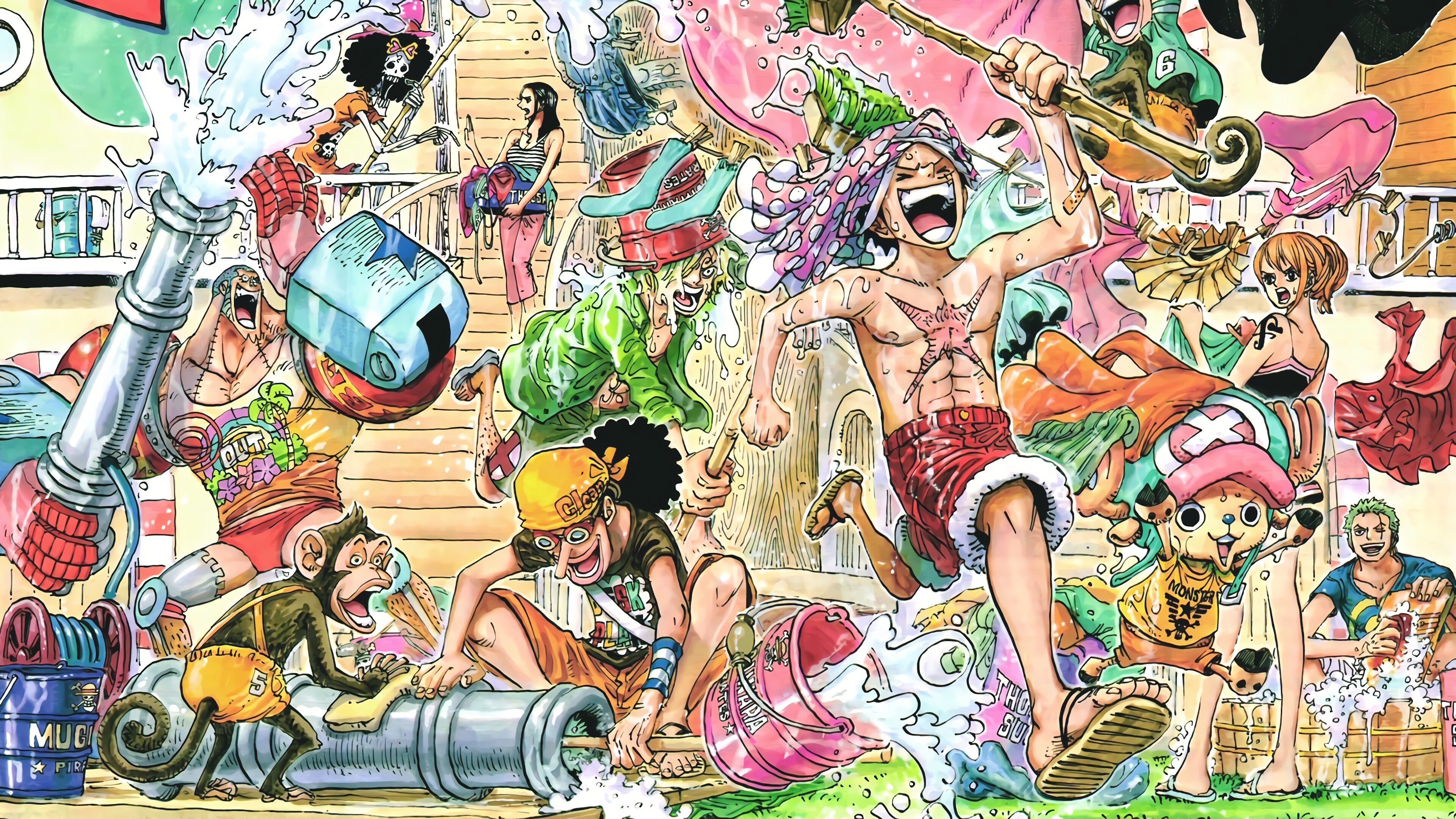 One piece цветная манга фото 65