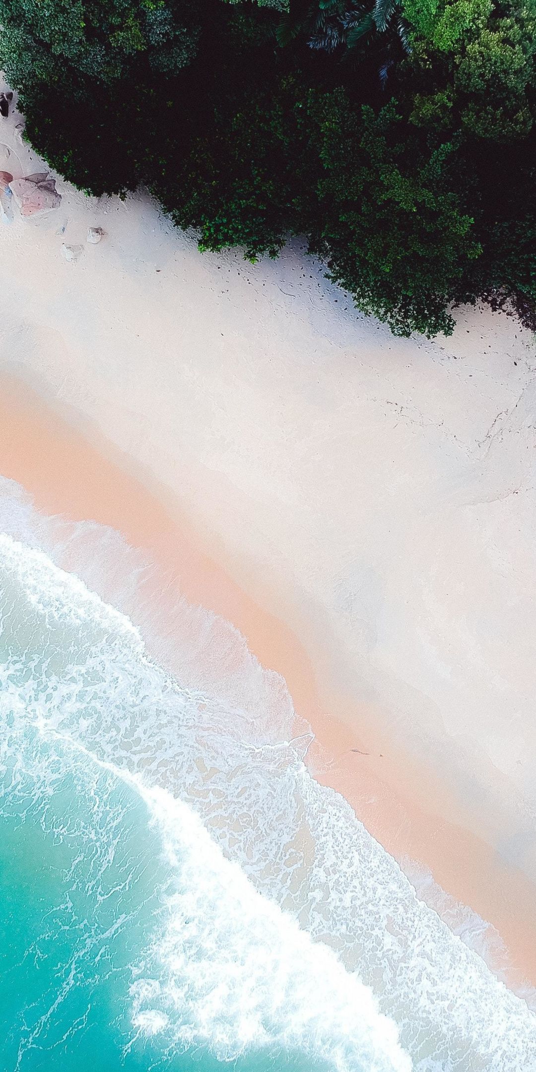 Ocean, blue green, beach, aerial view, 1080x2160 wallpaper. Strandideen, Strand wallpaper, Sonnenuntergänge