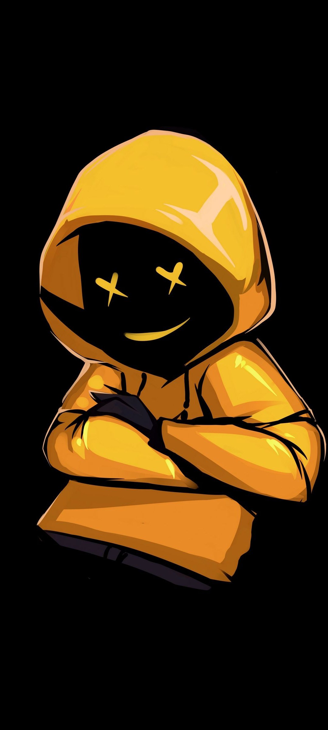 Vector Yellow Black Wallpaper