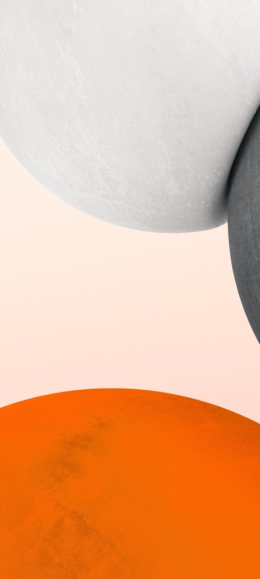 Abstract Orange and White Stock Wallpaper