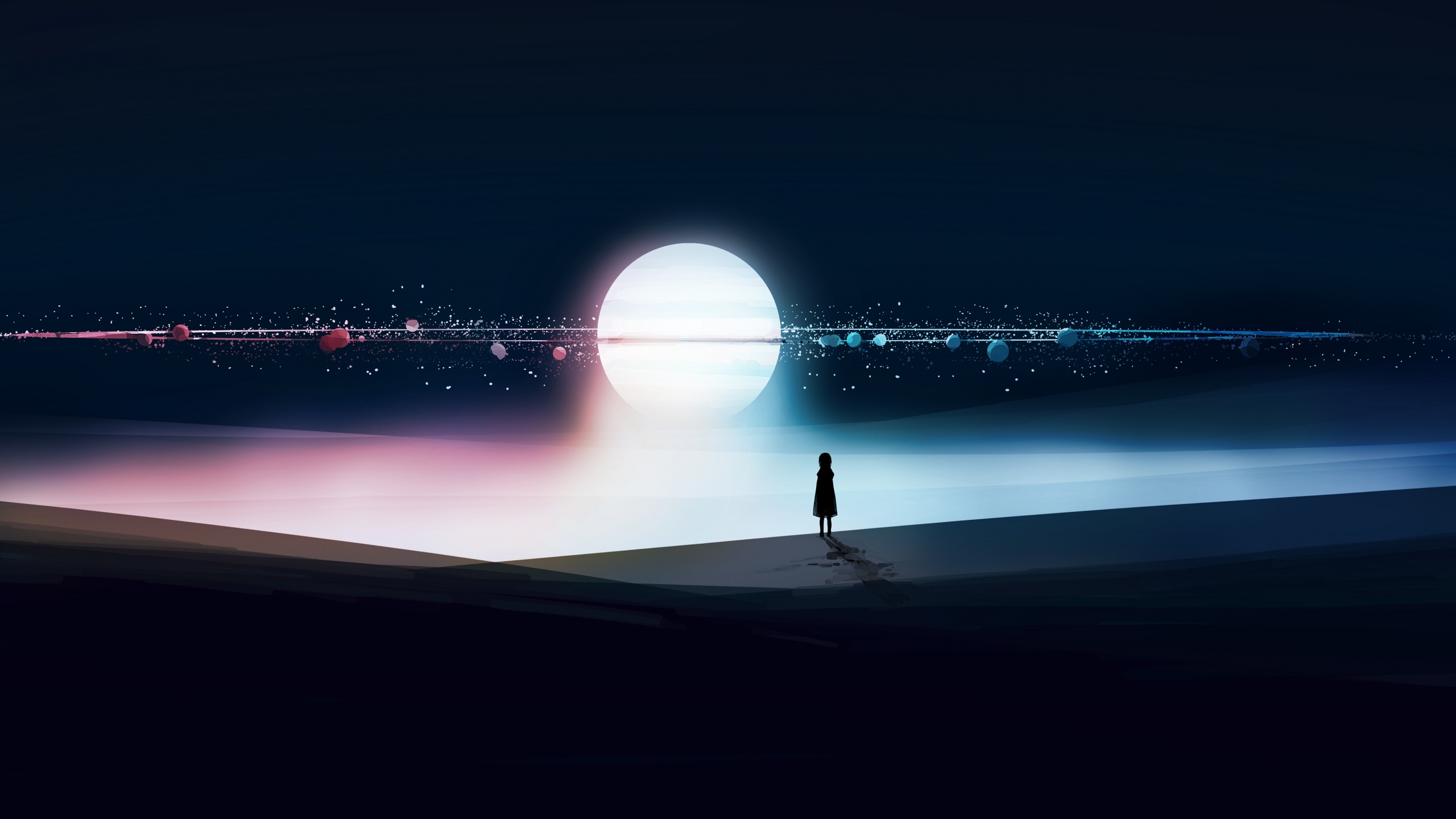 Surreal Wallpaper 4K, Alone, Silhouette, Fantasy