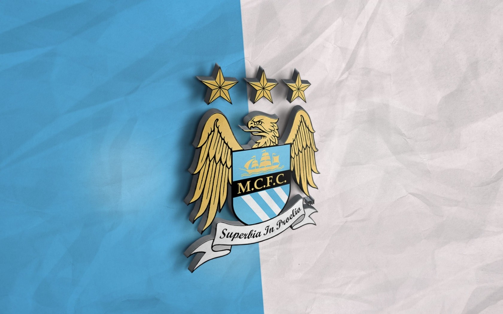 Wallpaper, Manchester City, England, Premier League, logo 1680x1050