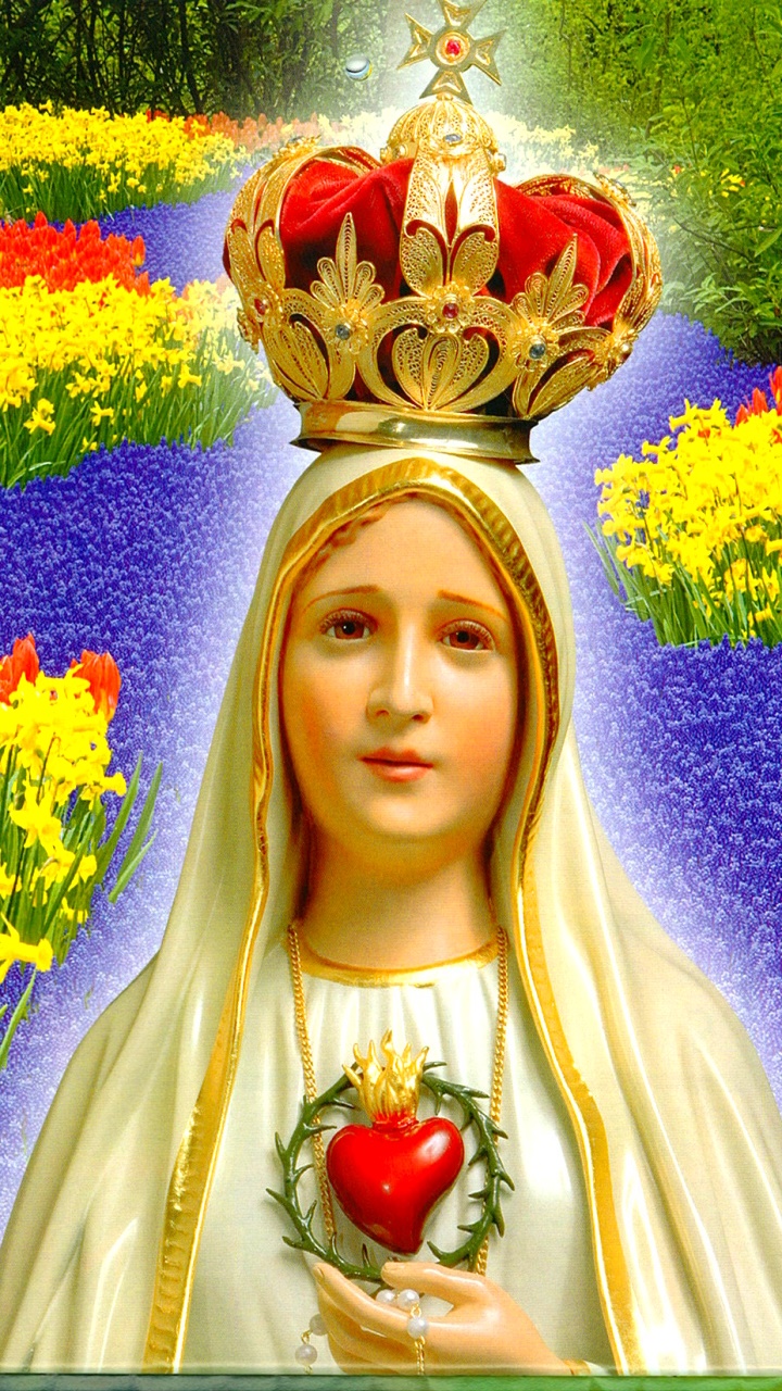 Wallpaper / Religious Mary Phone Wallpaper, Mary (Mother Of Jesus), Our Lady Of Fátima, 720x1280 free download