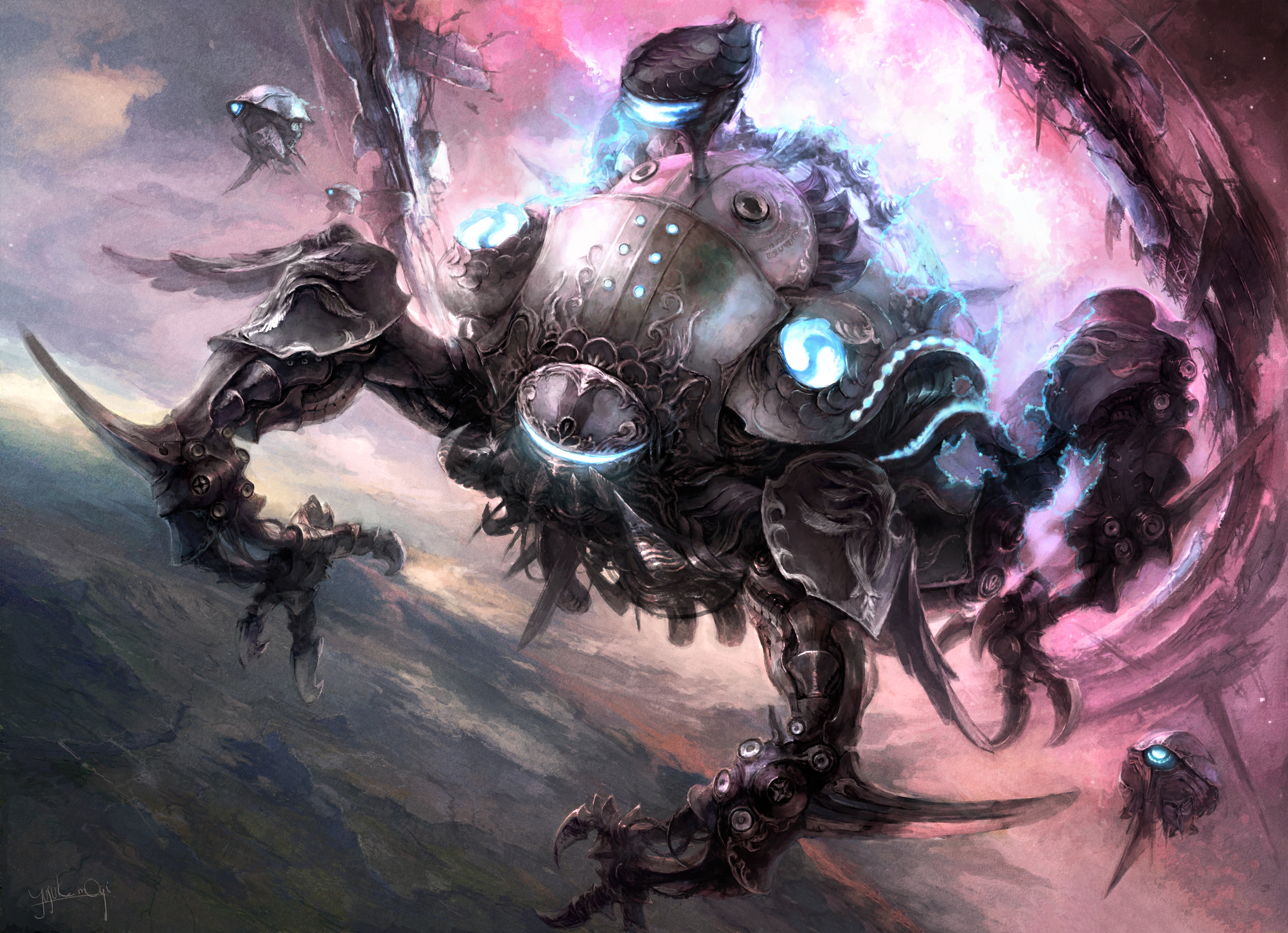 Wallpaper Boss, Expansion Pack, Demon, Illustration, Art, Background Free Image