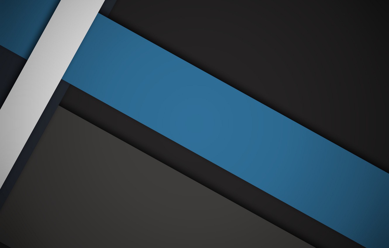Wallpapers white, line, blue, black, geometry, design, color, material image for desktop, section абстракции