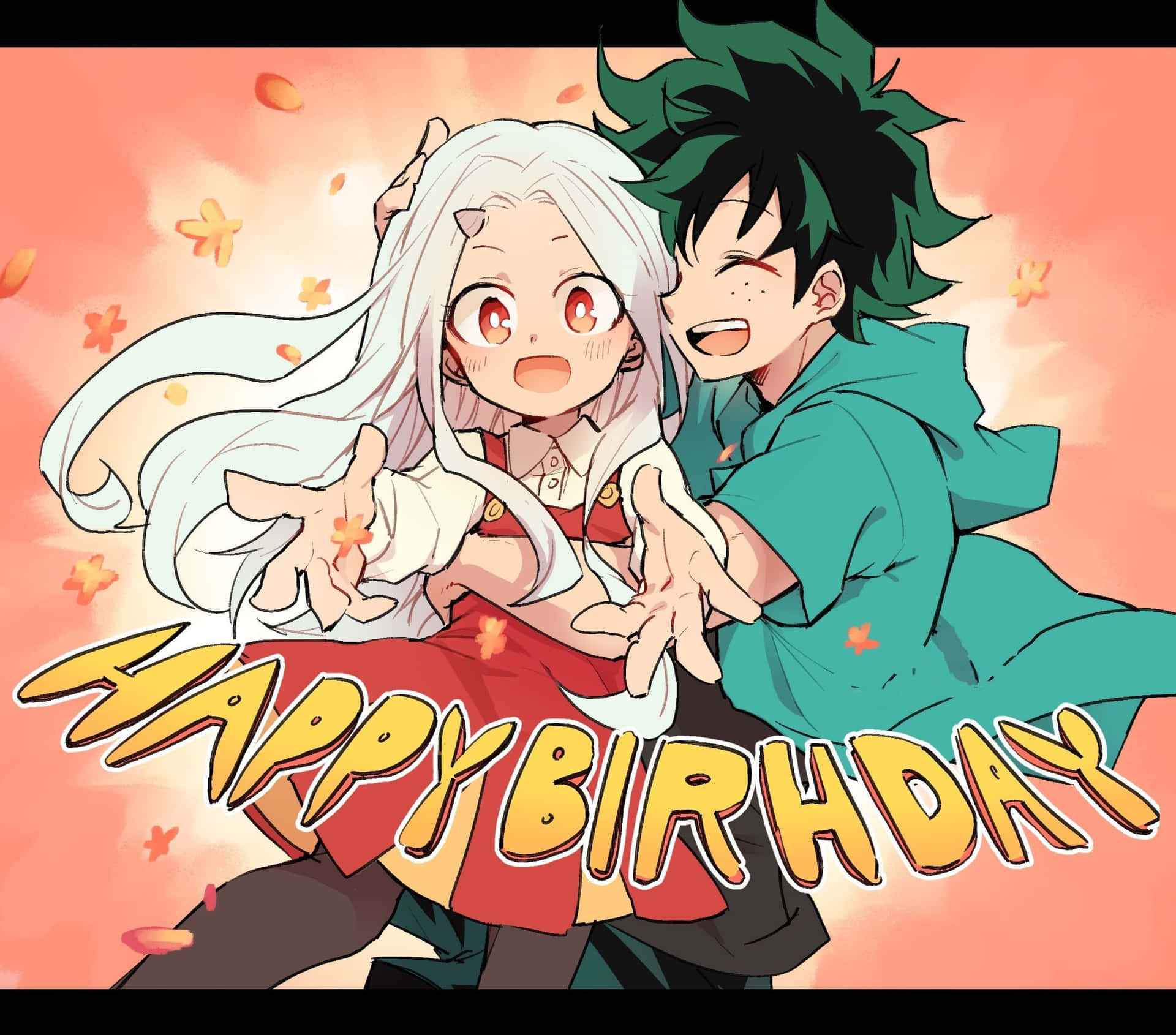 Download Happy Birthday Eri And Izuku My Hero Academia Wallpapers