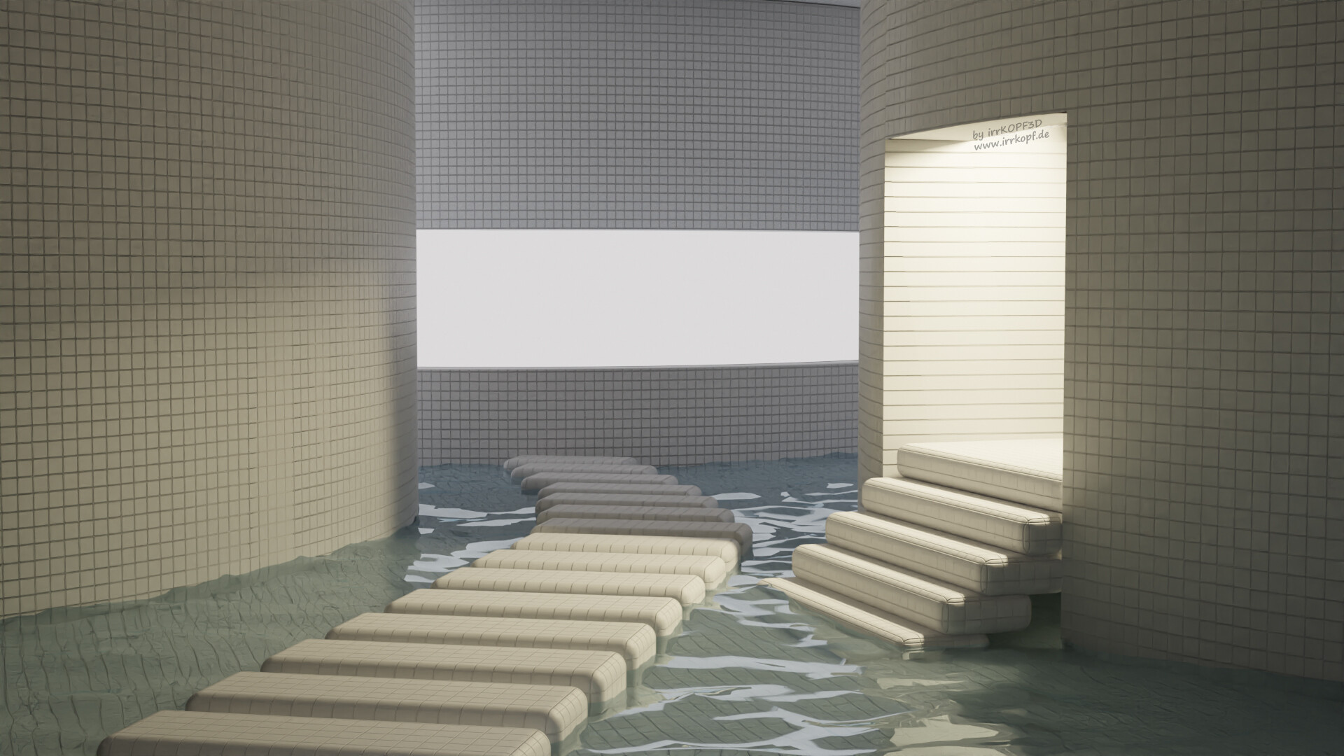 The Poolrooms // Liminal Spaces // Dreamcore irrKOPF3D