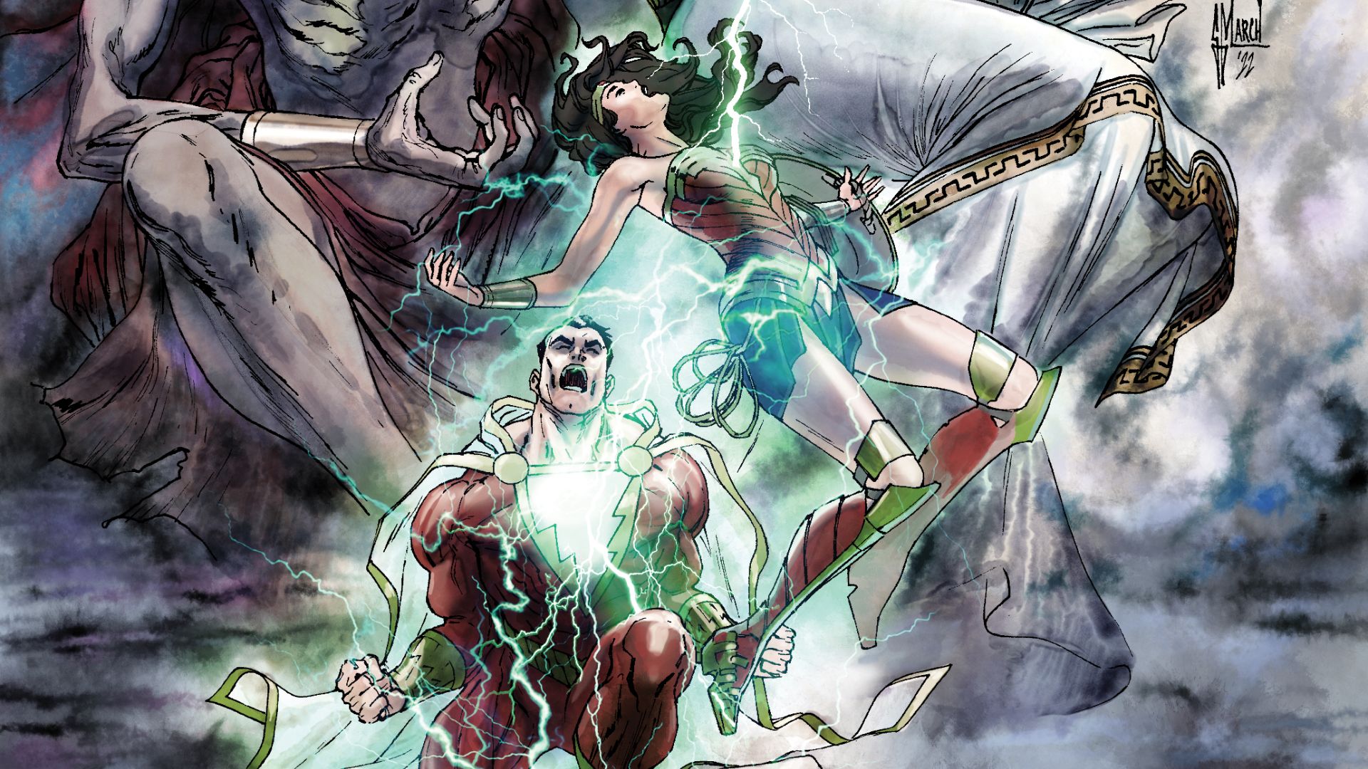 Wonder Woman And Shazam Get Their Own Lazarus Planet Spin Off Series Revenge Of The Gods