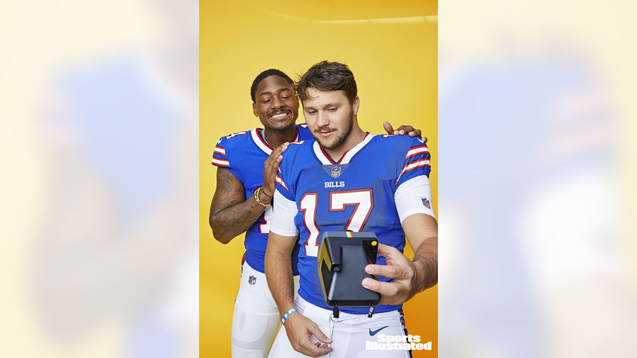 Best photo from the Josh Allen and Stefon Diggs SI for Kids cover shoot