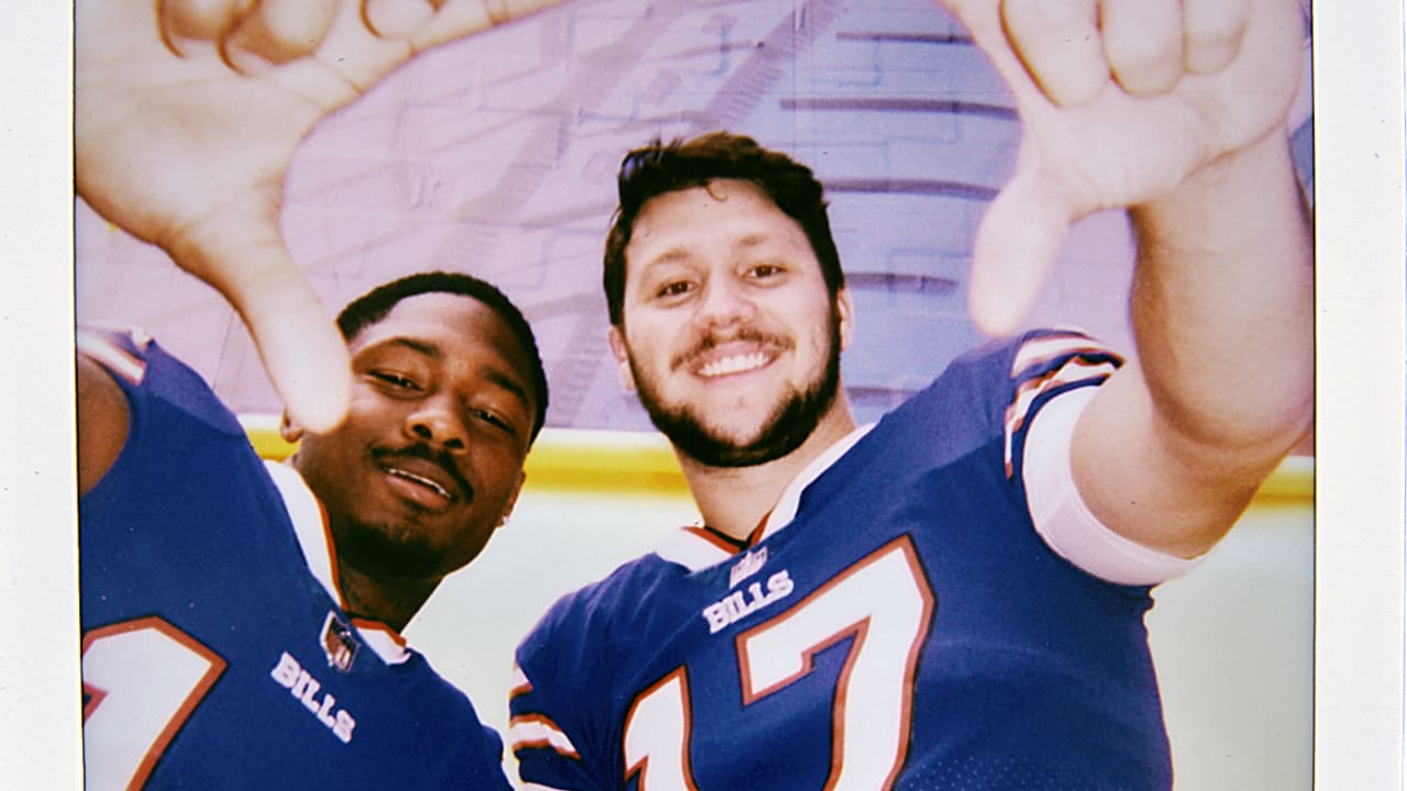 Best photo from the Josh Allen and Stefon Diggs SI for Kids cover shoot
