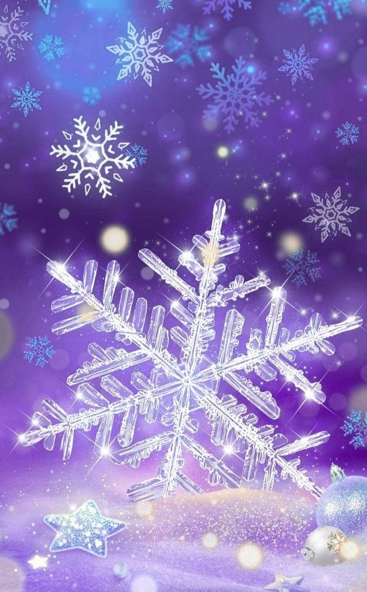 Cute christmas wallpaper. Winter wallpaper, Snowflake wallpaper, Wallpaper iphone christmas