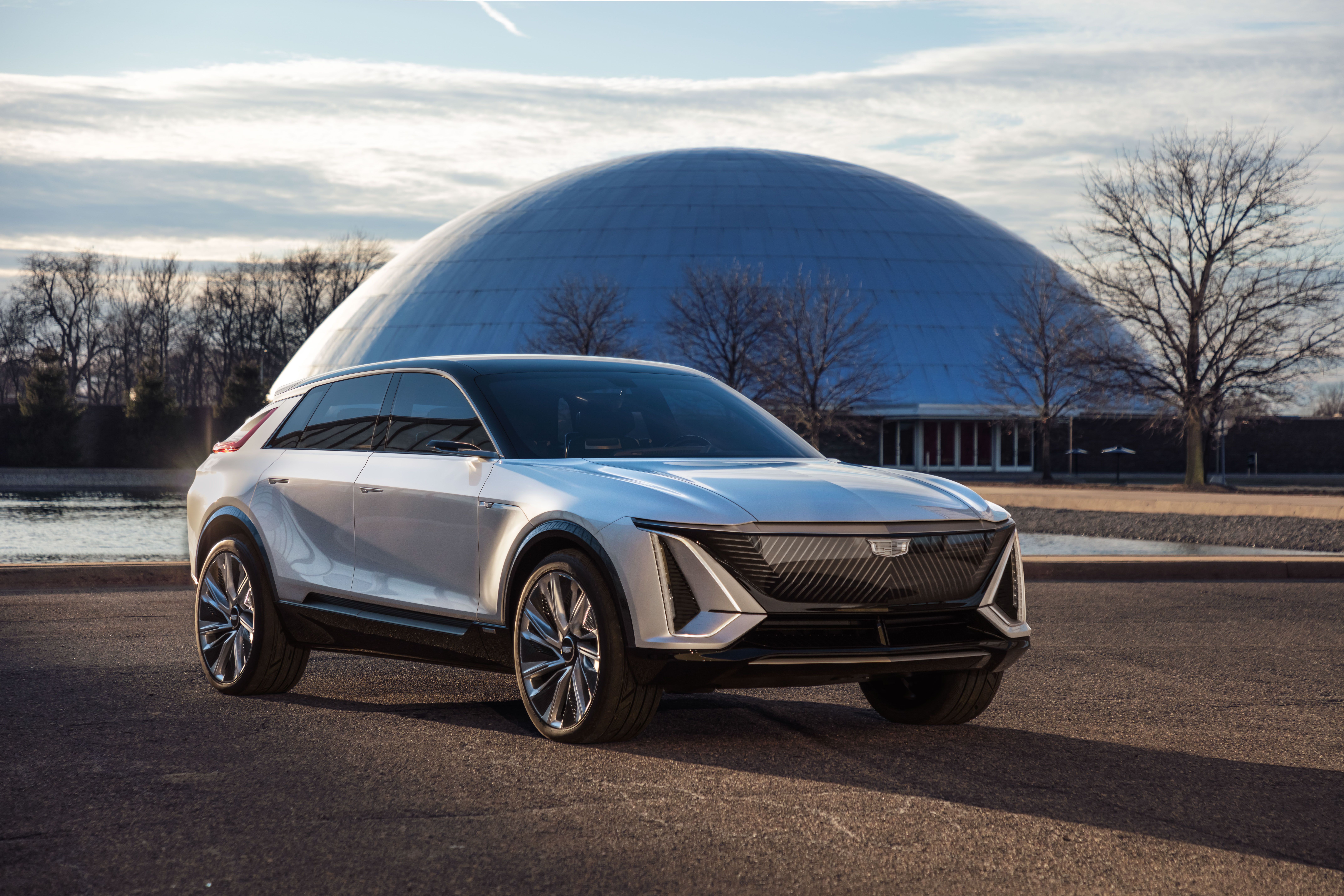 Cadillac Lyriq Wallpaper 4K, Electric crossover, Cars