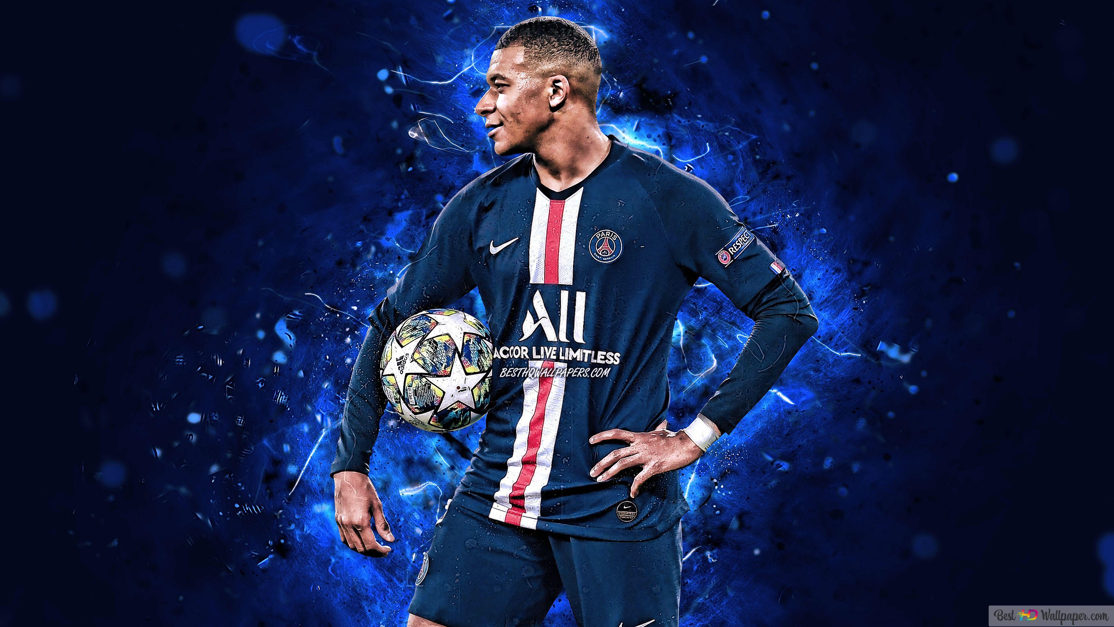 Kylian Mbappe, Young Player Of France National Team And Paris Saint Germain Team 4K Wallpaper Download