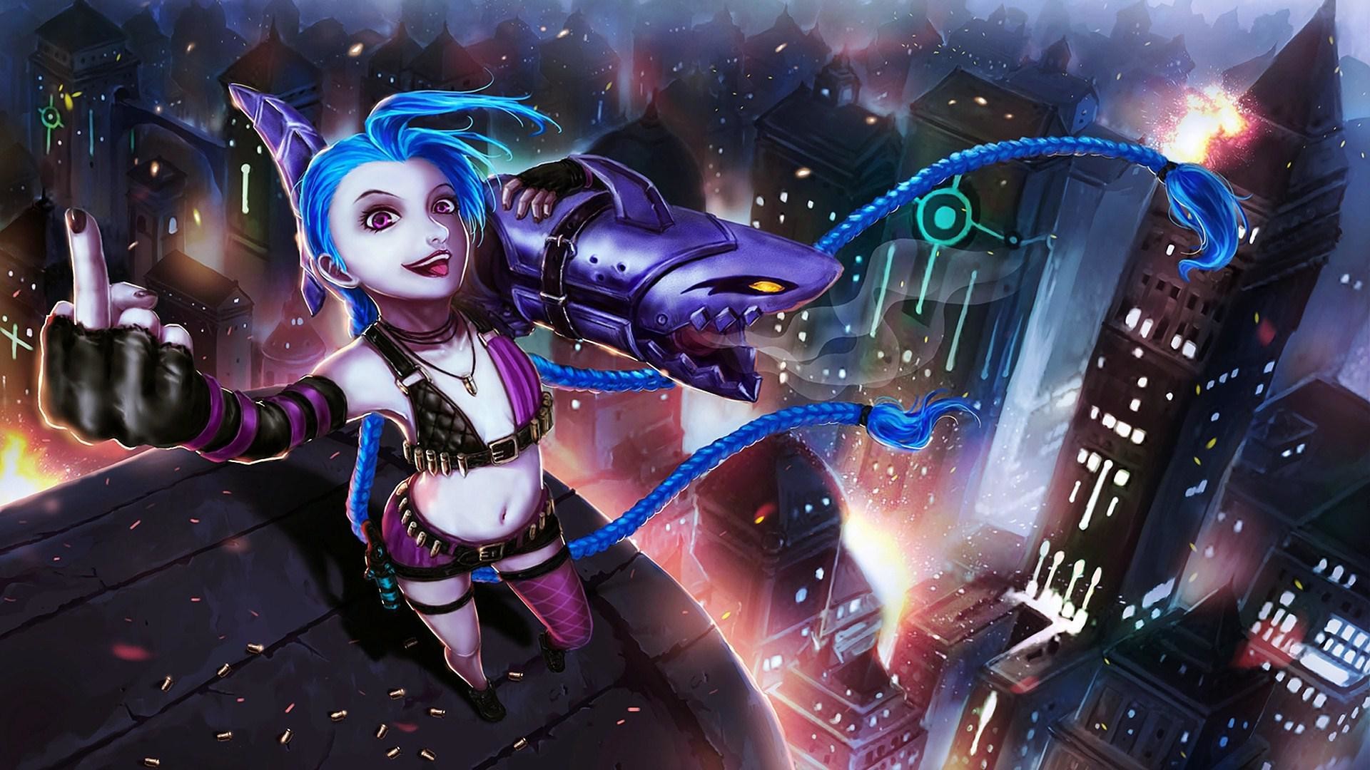 HD League of Legends Jinx Wallpaper