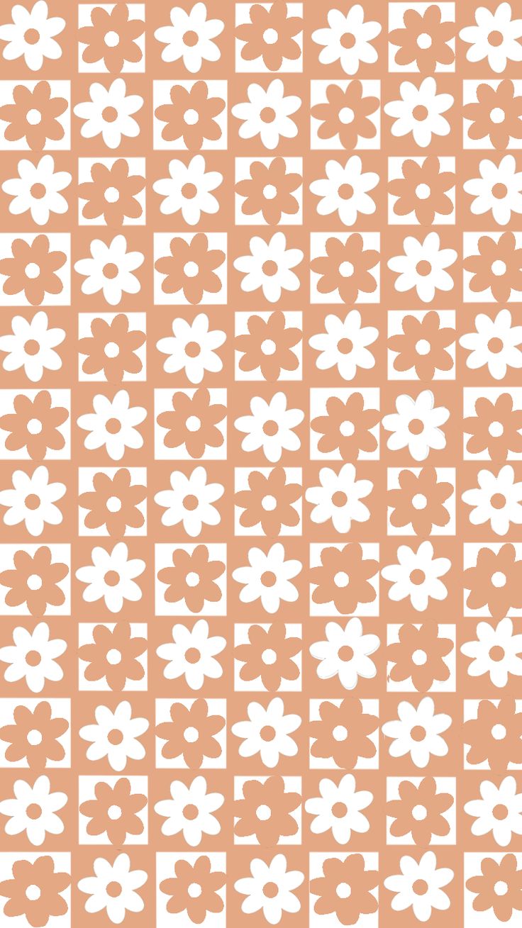 Orange salmon pink checkered flower art cute wallpaper art. Cute wallpaper, Art wallpaper, Orange salmon