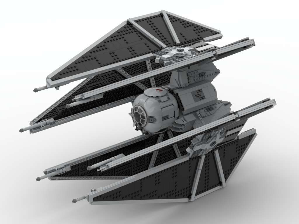 Rebrickable SW MOC Imperial TIE Defender by BRICKMANstudio #LEGO